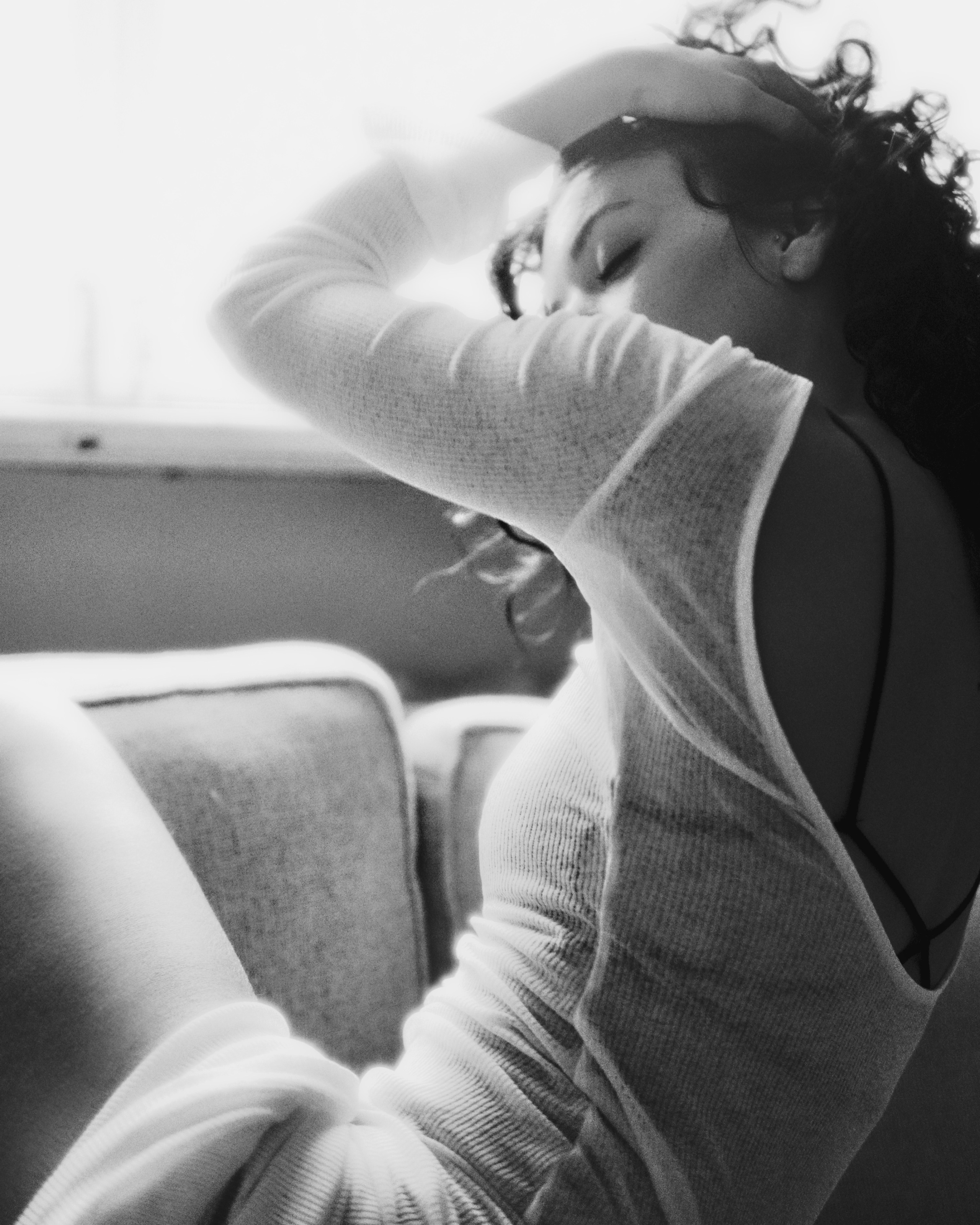 Фотосессия. Женский портрет. Черно-белая кино-эстетика