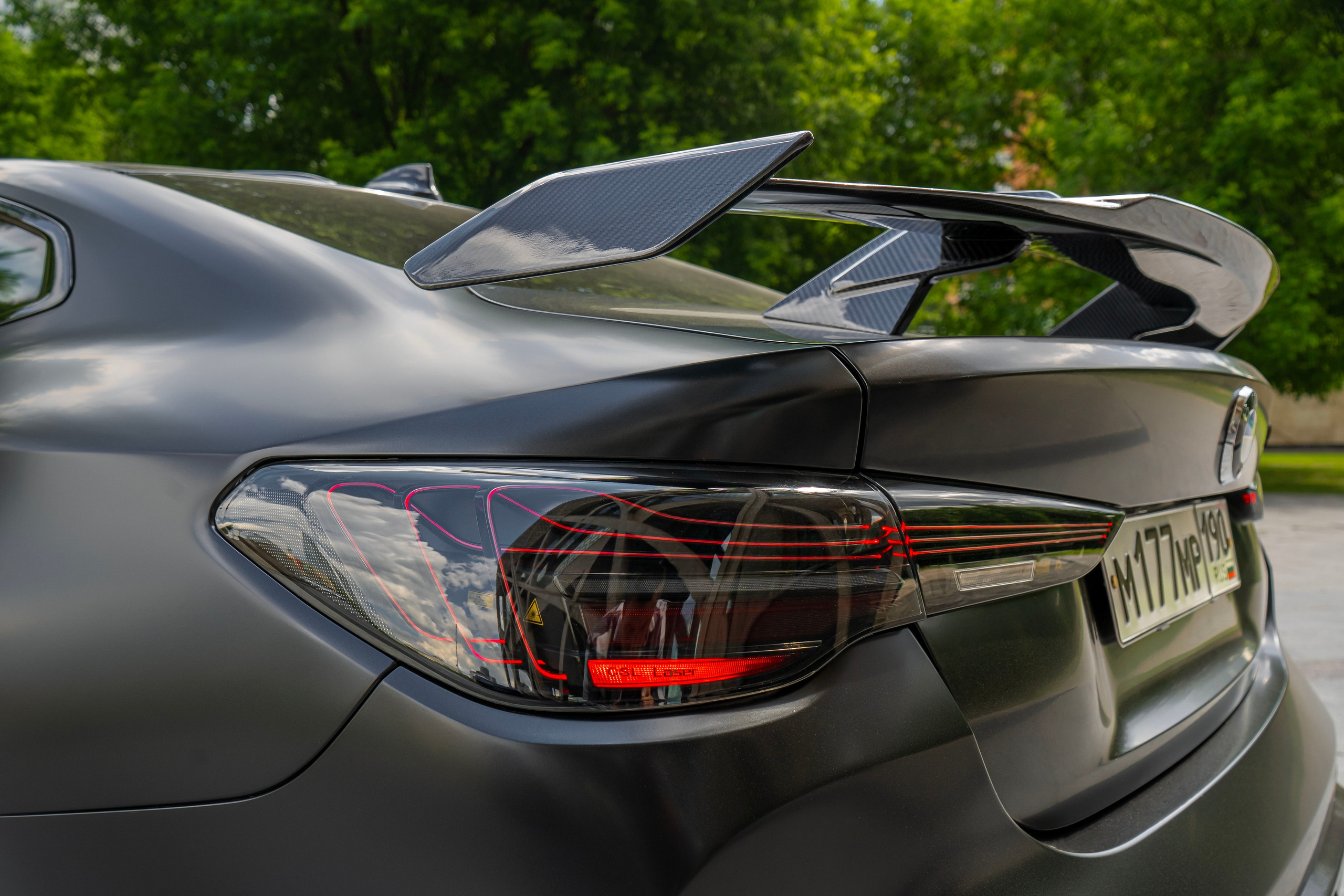 BMW M4 (Black matte). Автомобильный фотограф Ногинск Денис Городок
