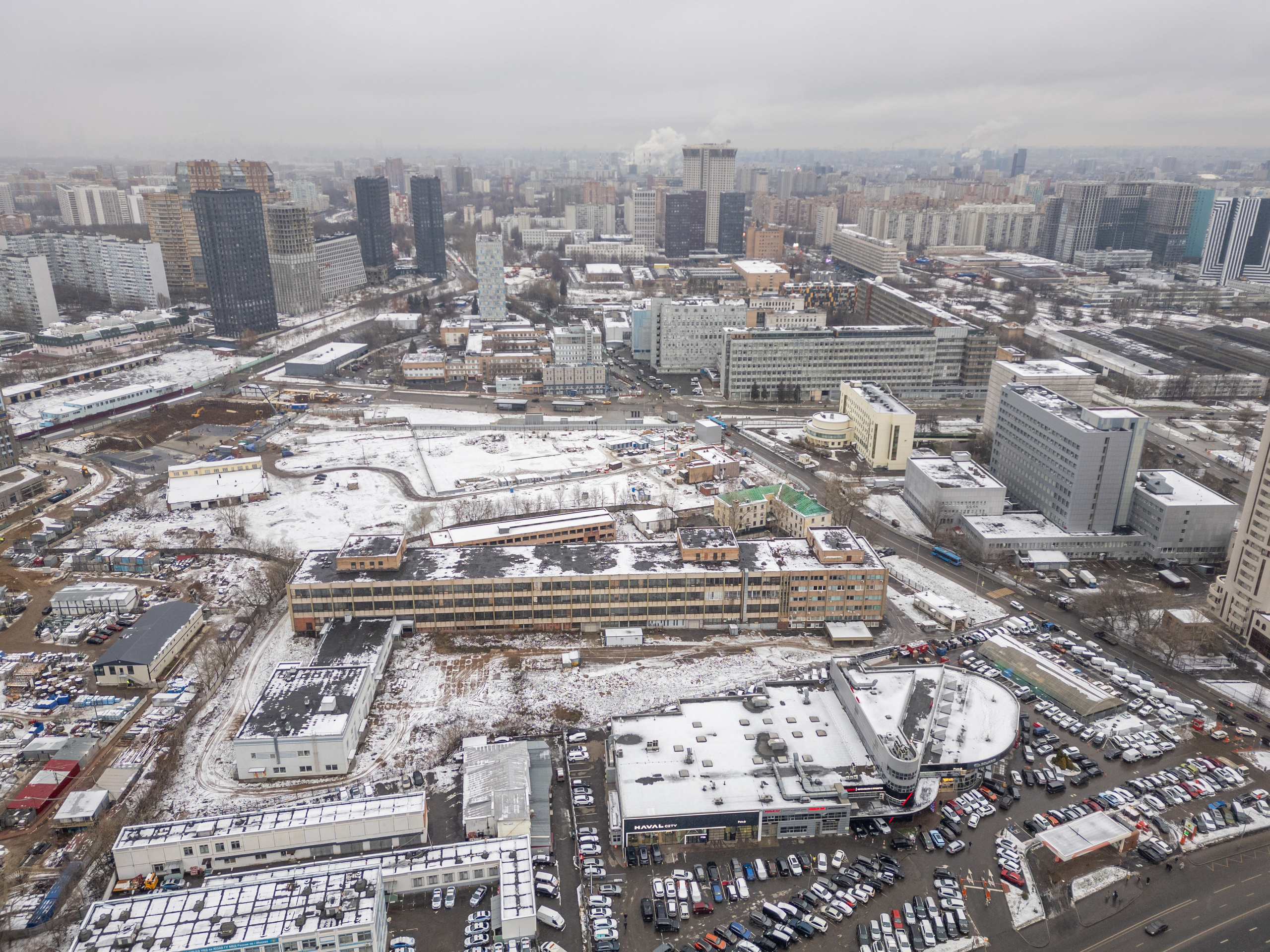 Aerial shoots in architecture. Professional photographer Alexey Nikitin in Moscow