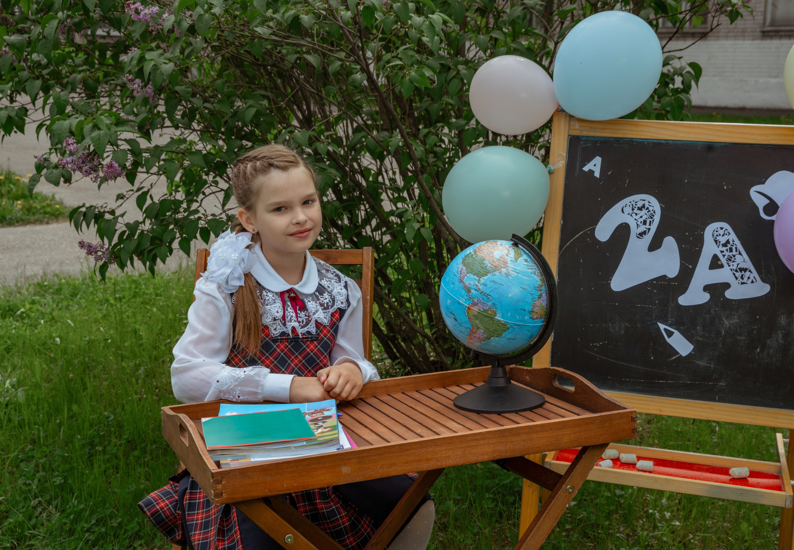 Школьная фотозона. Семейный и детский фотограф в Нижнем Новгороде