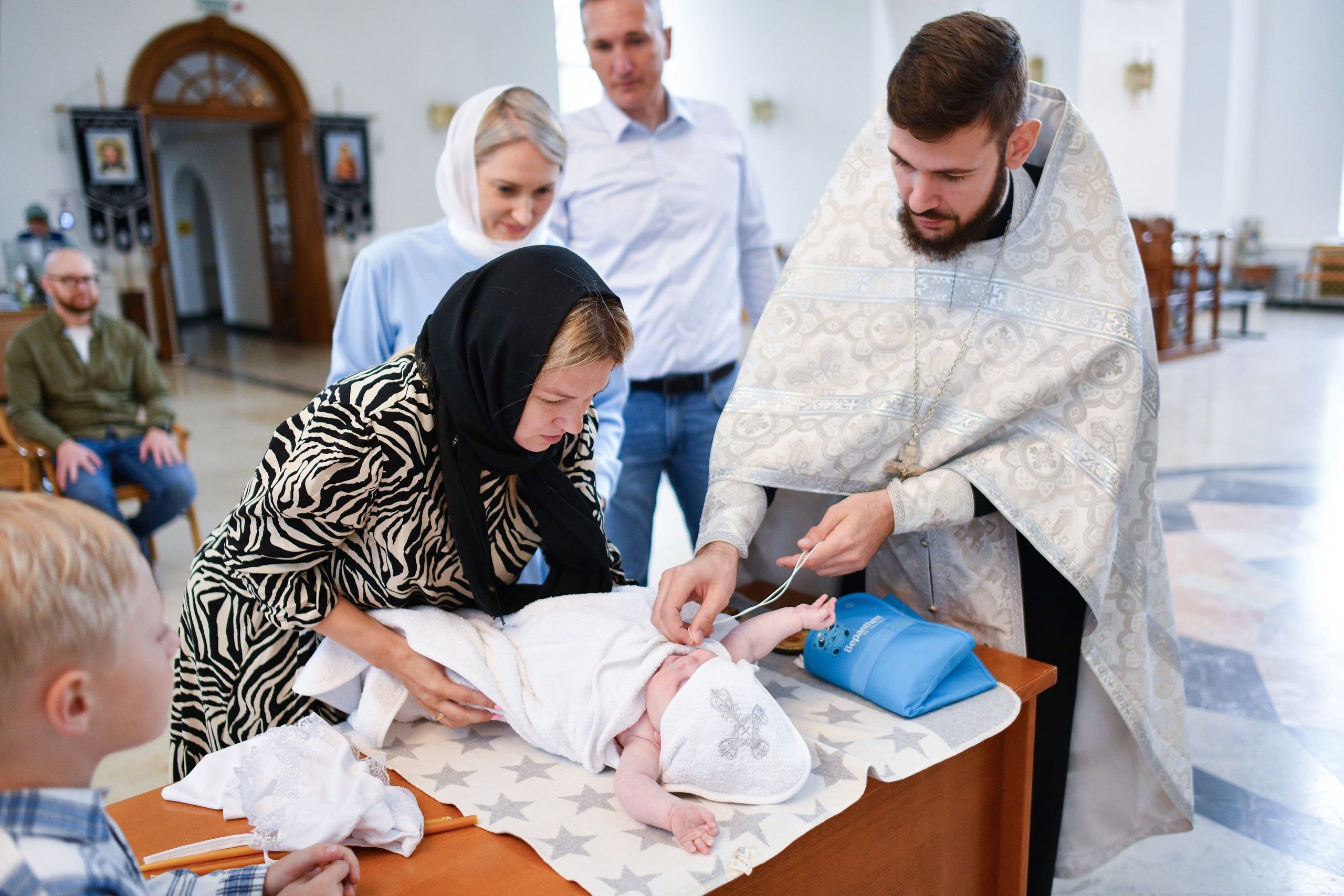 Крещение Александры. Свадебный и портретный фотограф в Москве Галина Борисова