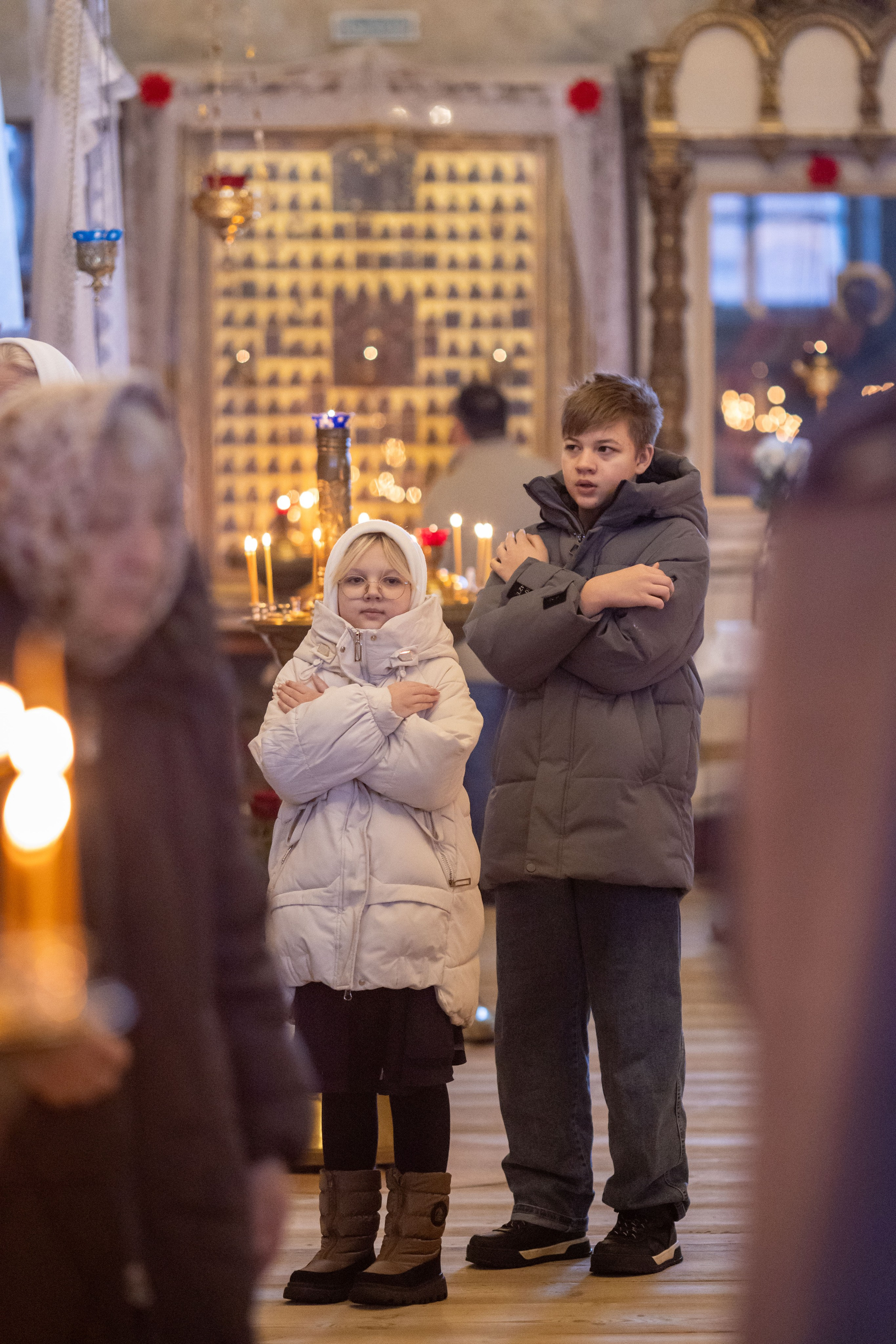 Крещение. Утренняя. Семейный и детский фотограф Анна Петракова