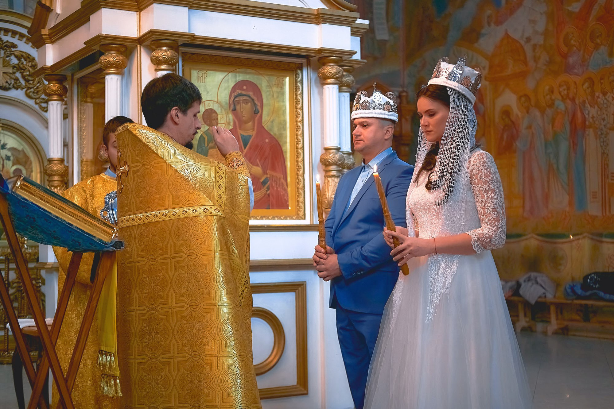 Венчание_Церковь иконы Божией Матери Нечаянная Радость. Семейный и портретный фотограф в Новомосковске и Узловой Михеева Татьяна