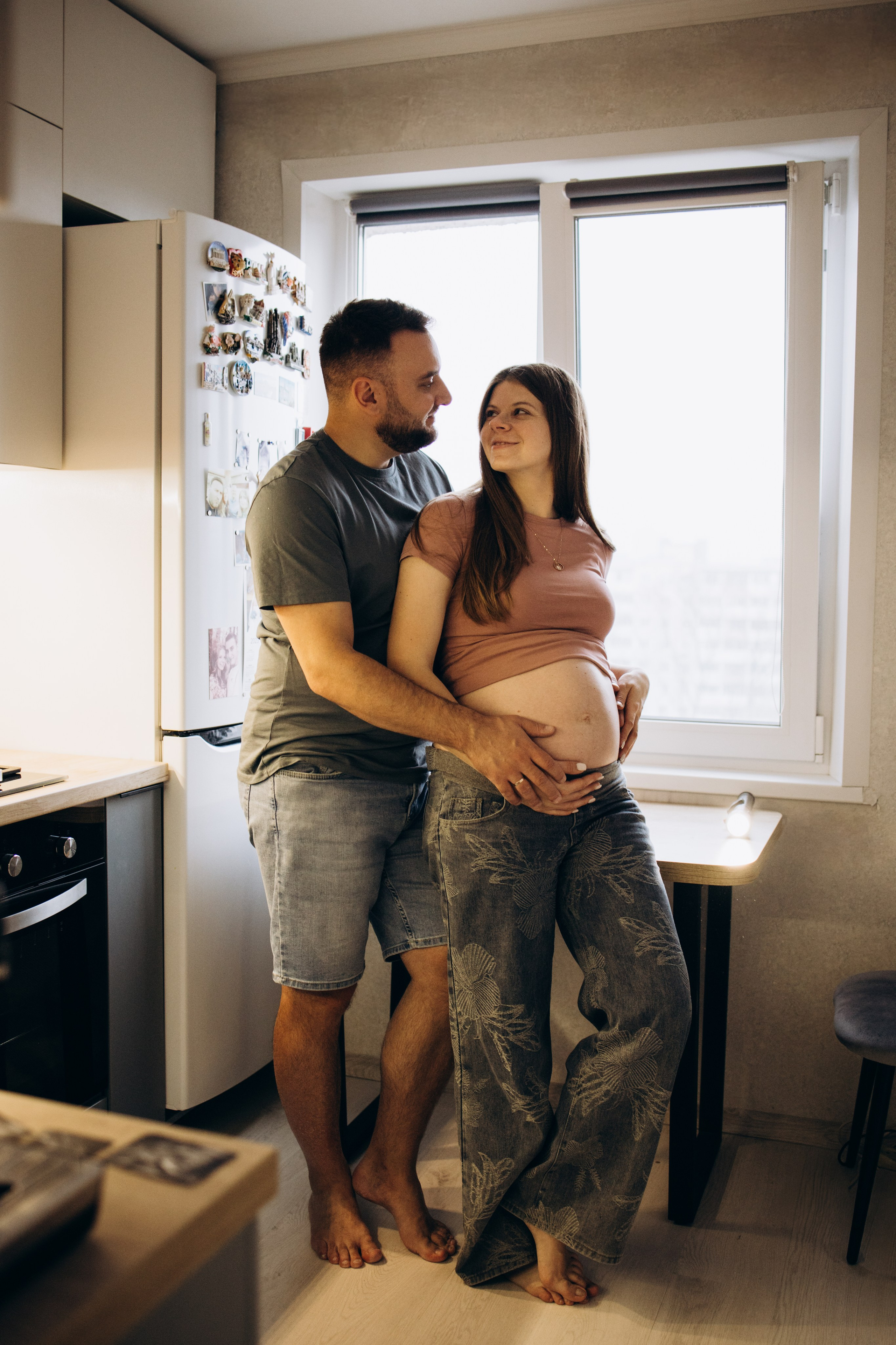 Фотосессия беременности дома. Семейный фотограф в Минске — Алина Тиханович