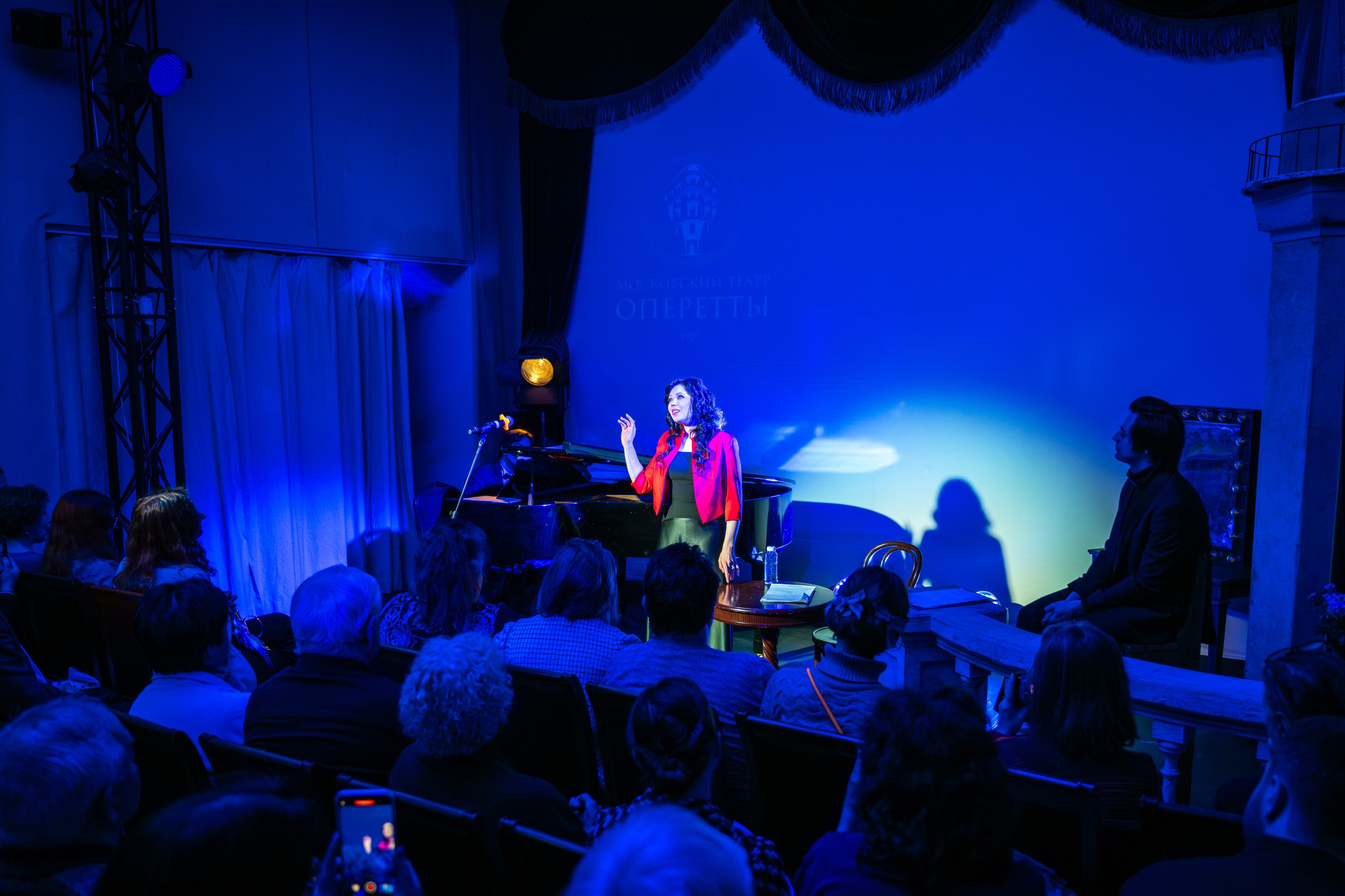 Творческий вечер Екатерины Кузнецовой в камерном пространстве Московского театра оперетты. 2026. Фотограф Анна Мельникова | Москва