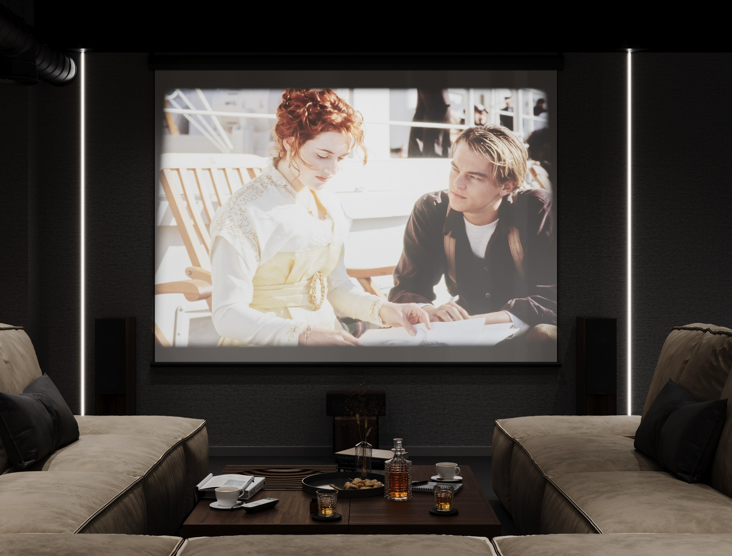 Кинотеатр-переговорная. 3D визуализатор в Москве Сердюк Владислав