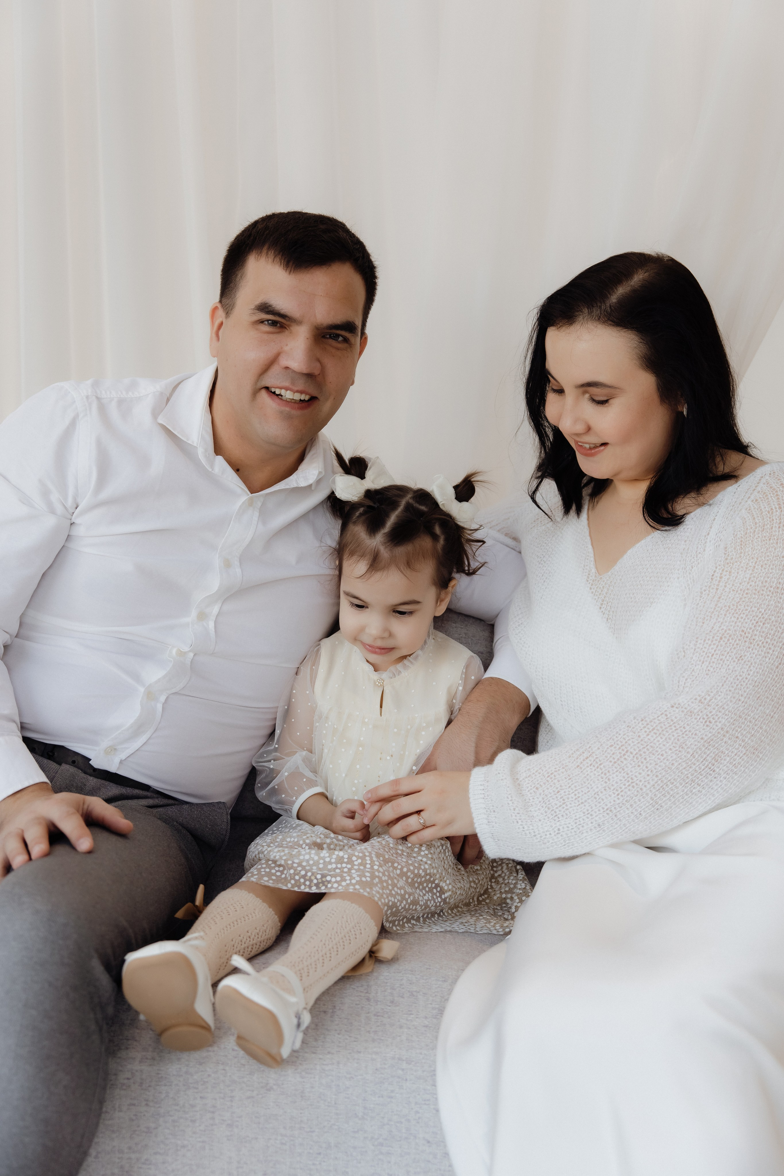 Николай, Зарина и Кира. Семейный и свадебный фотограф в Челябинске Мария Леонтьева