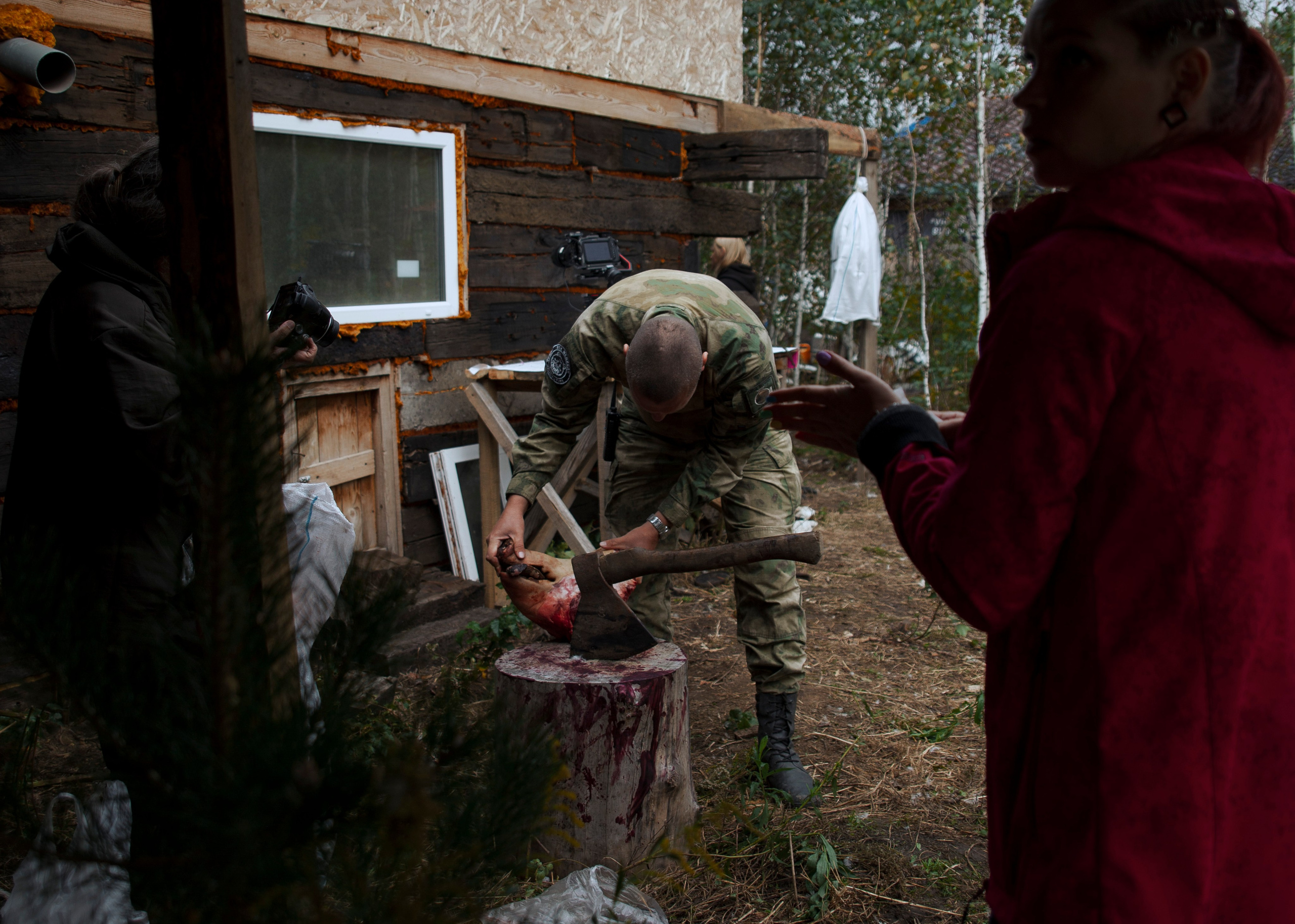 Backstage со съёмок фильма «Reverenсе». Портретный фотограф в Москве Дарья Цезария