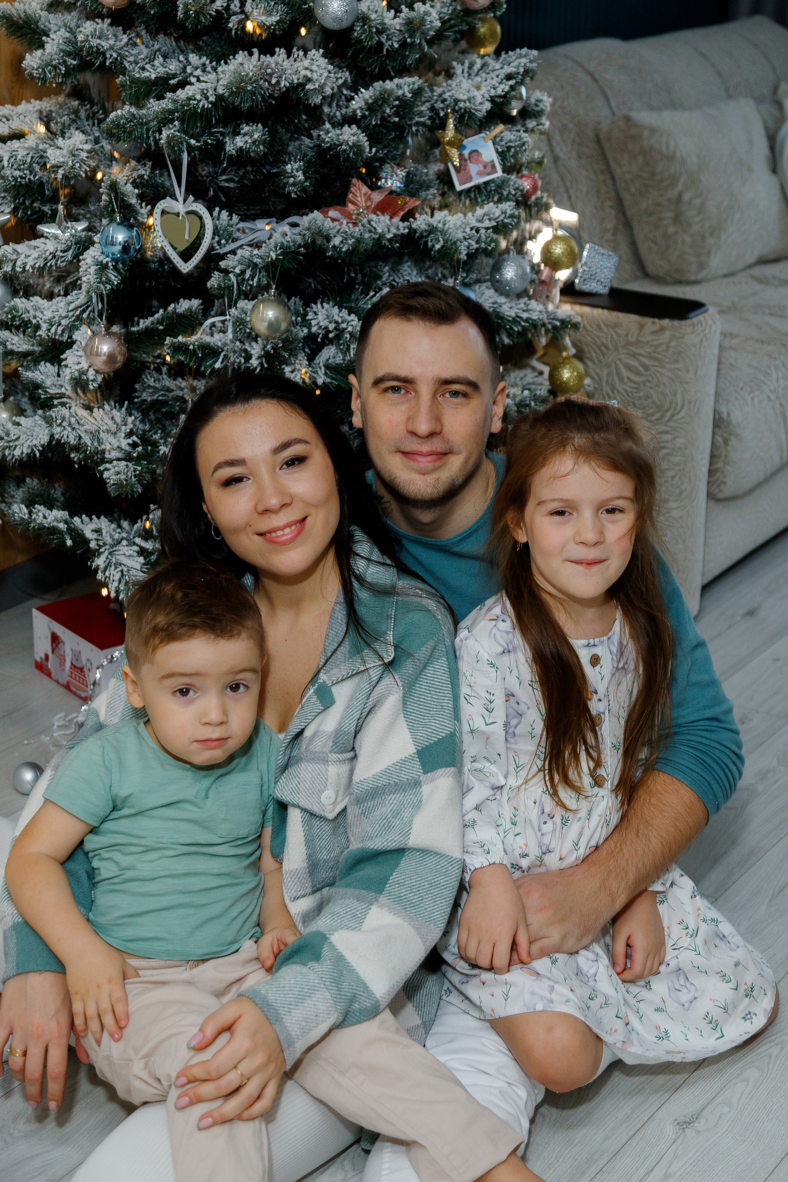 Предновогодняя домашняя фотосессия. Фотограф Александра Сыщенко