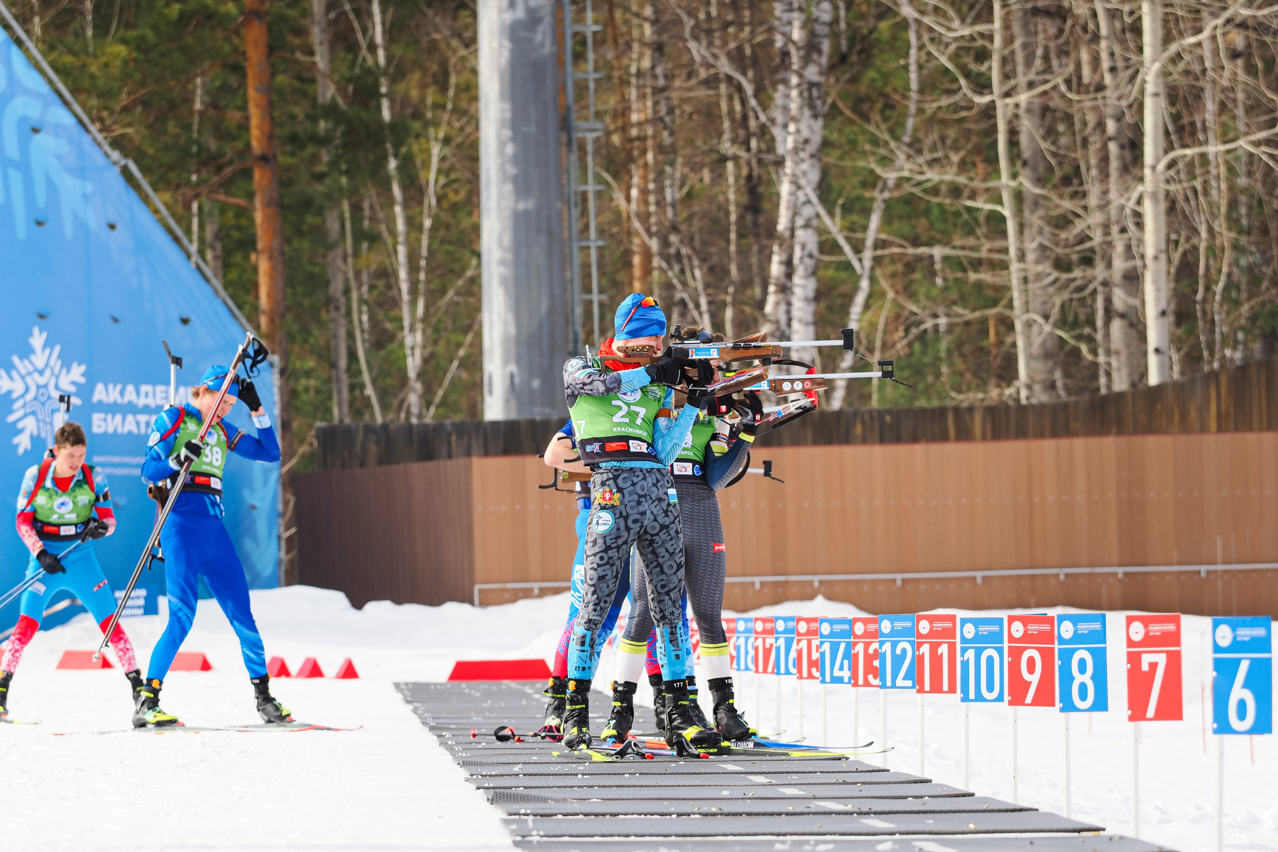 Биатлон / Первенство России. Репортажный фотограф Алексей Козьмин