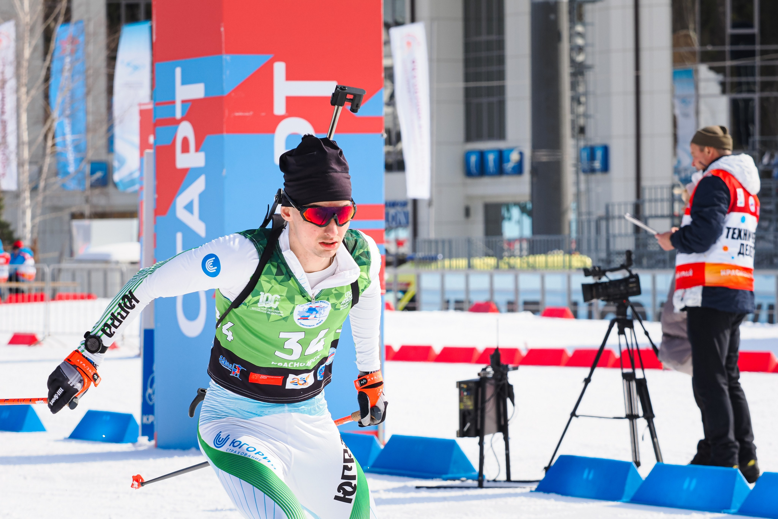Биатлон / Первенство России. Репортажный фотограф Алексей Козьмин
