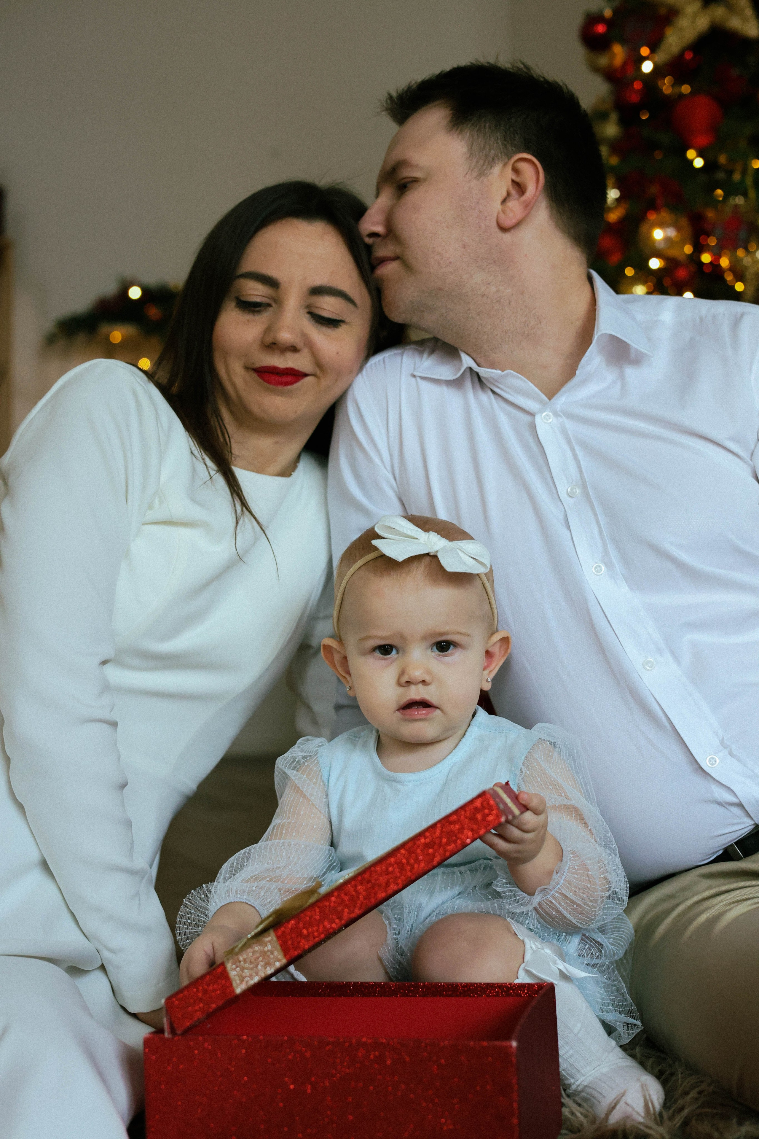 Новогодняя история «Ирина и ее семья». Фотограф в Москве Анастасия Калинина