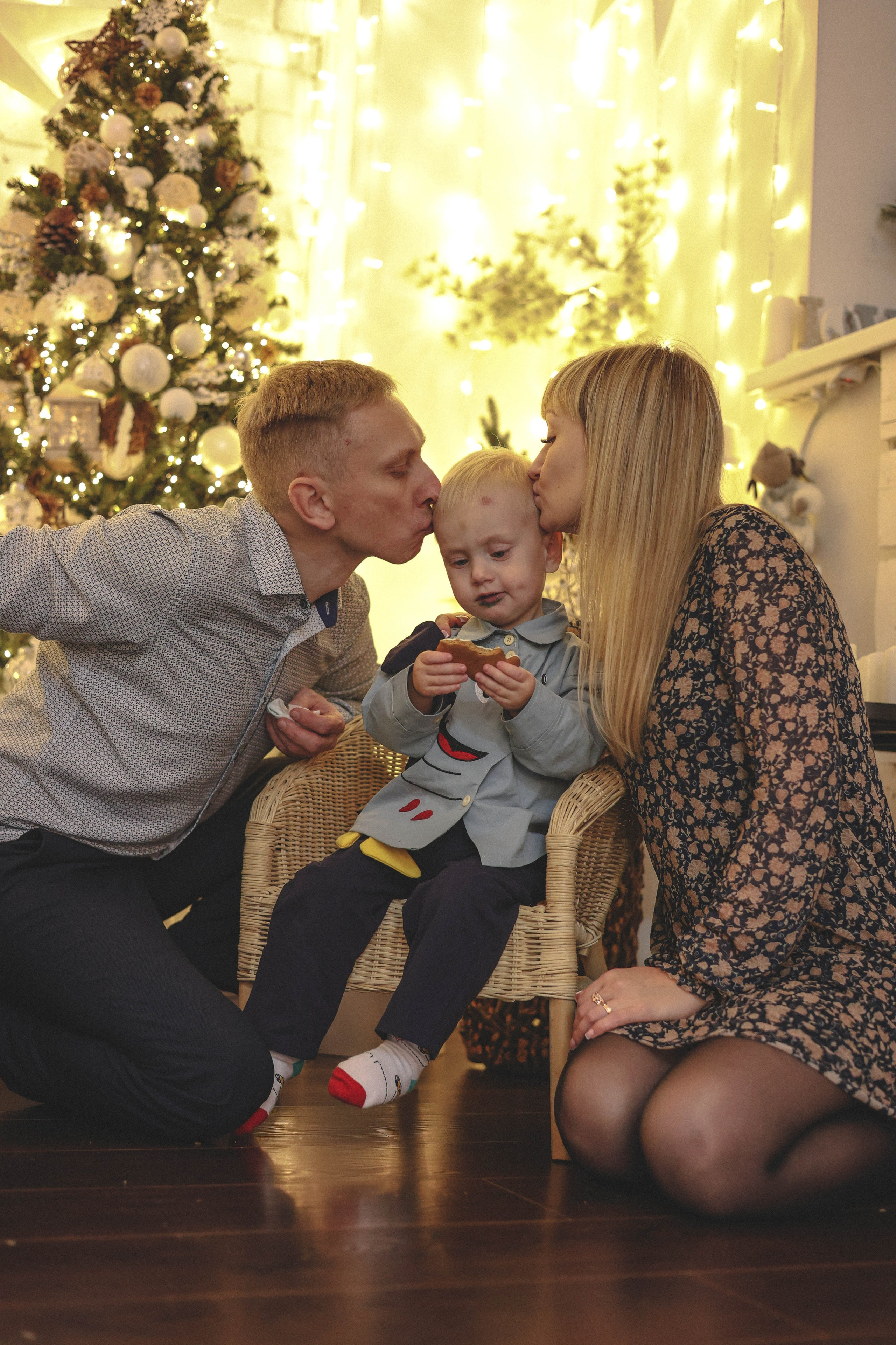 Новогодняя история «Мария и ее семья». Фотограф в Москве Анастасия Калинина