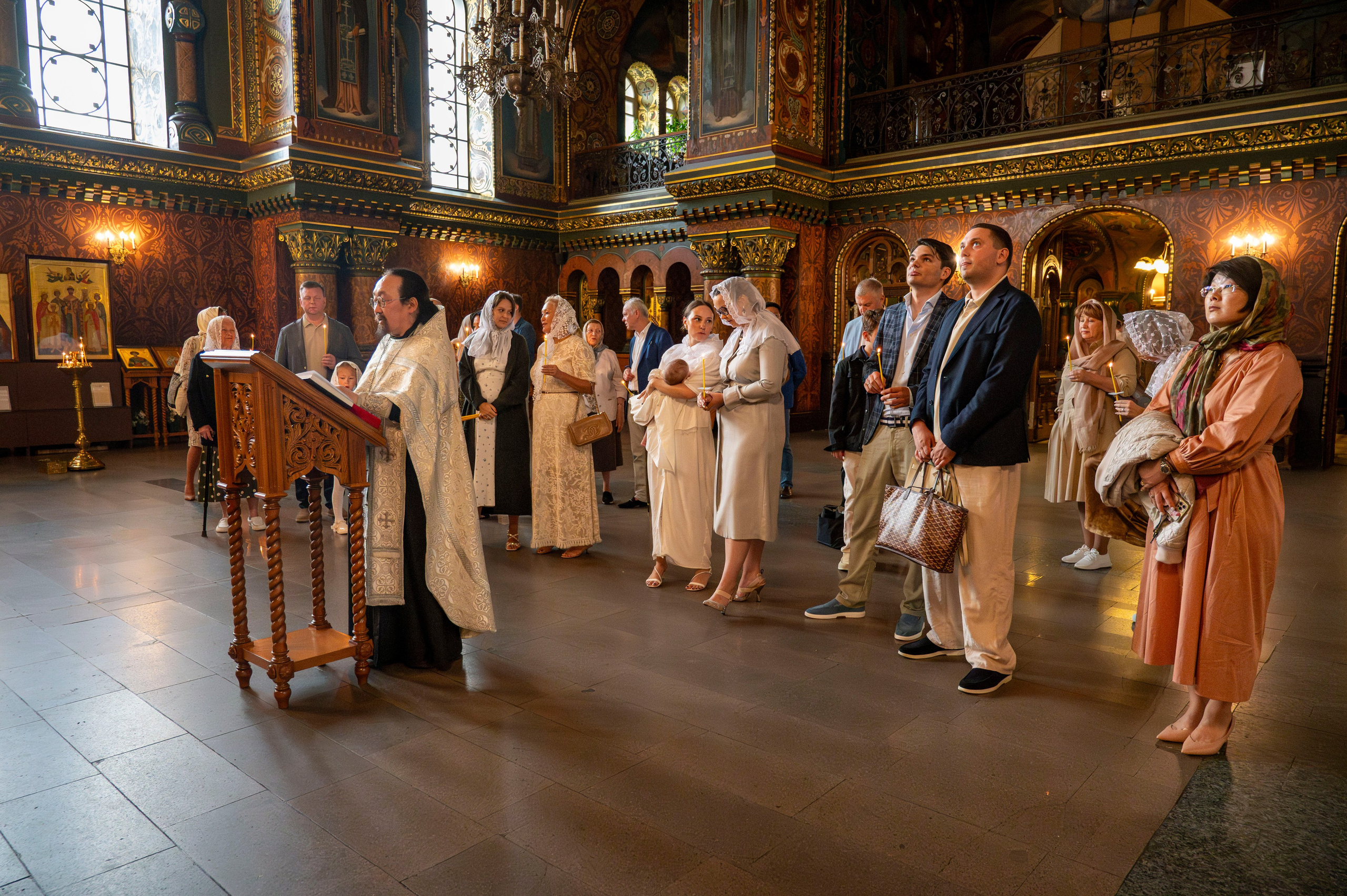 Церковь Успения Пресвятой Богородицы. Крещение Маюши (Матроны). Фотограф на роды СПБ Юлия Герасимова