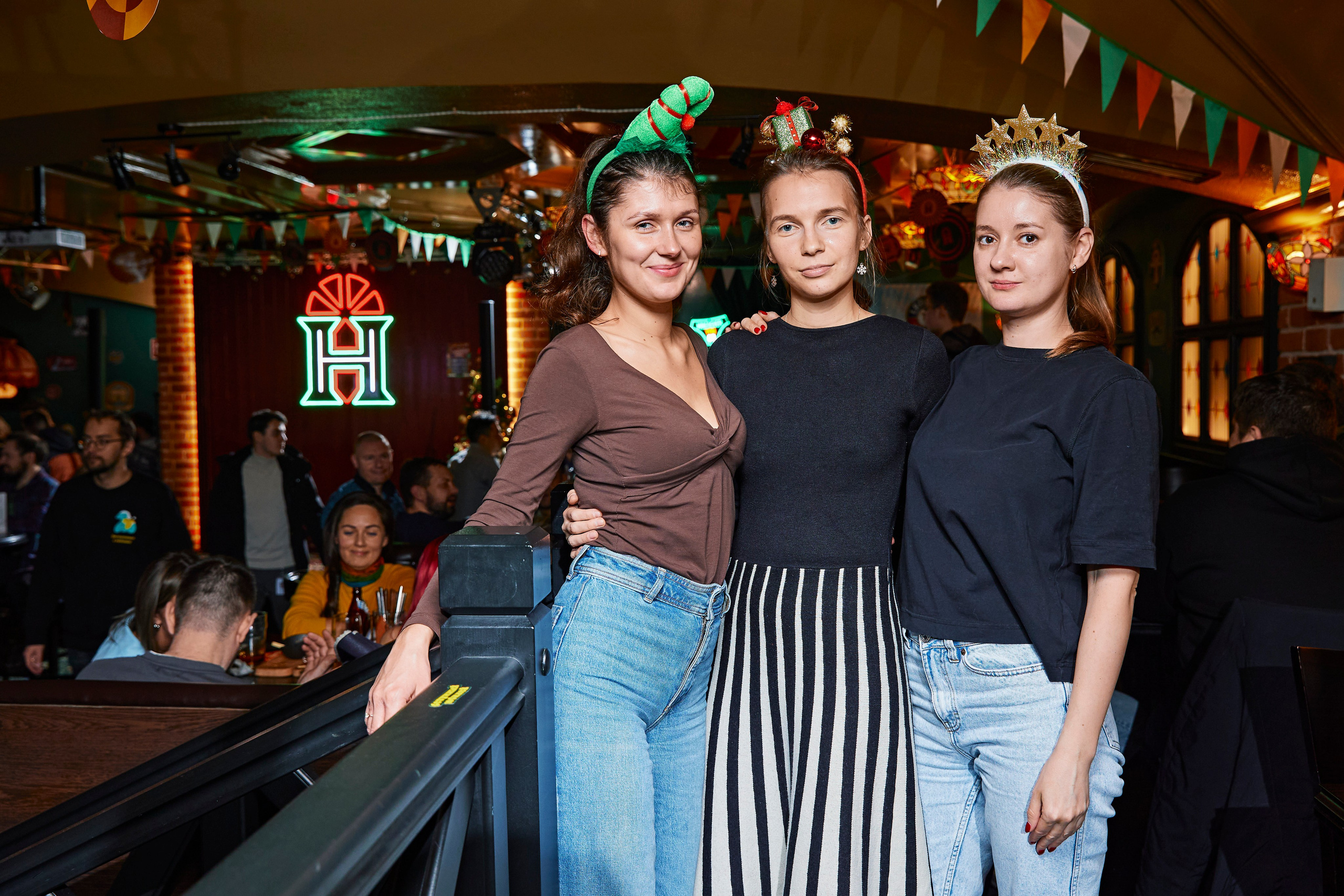 Новогодние выходные в Harat’s pub. Фотограф Александра Иванова