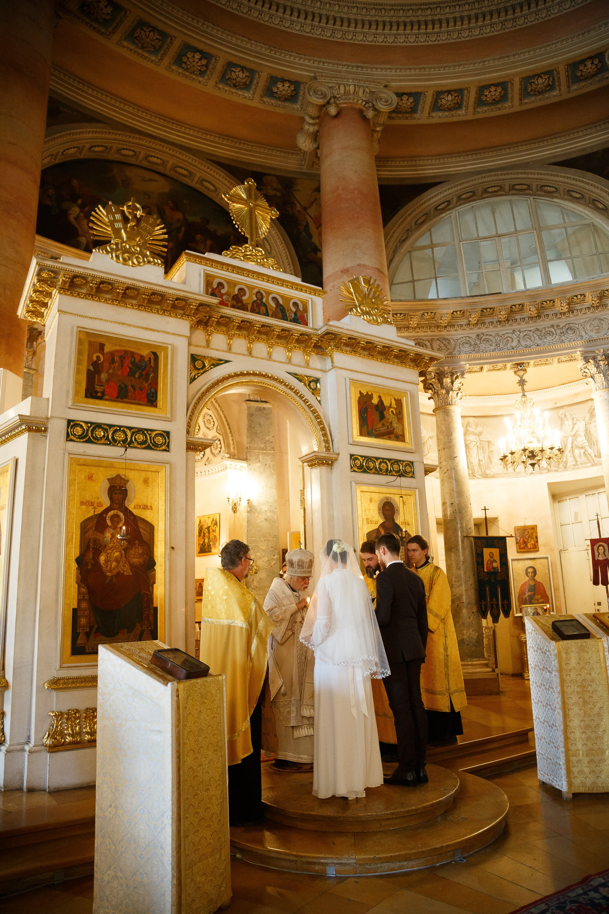 Съемка Венчания в храме царевича Димитрия