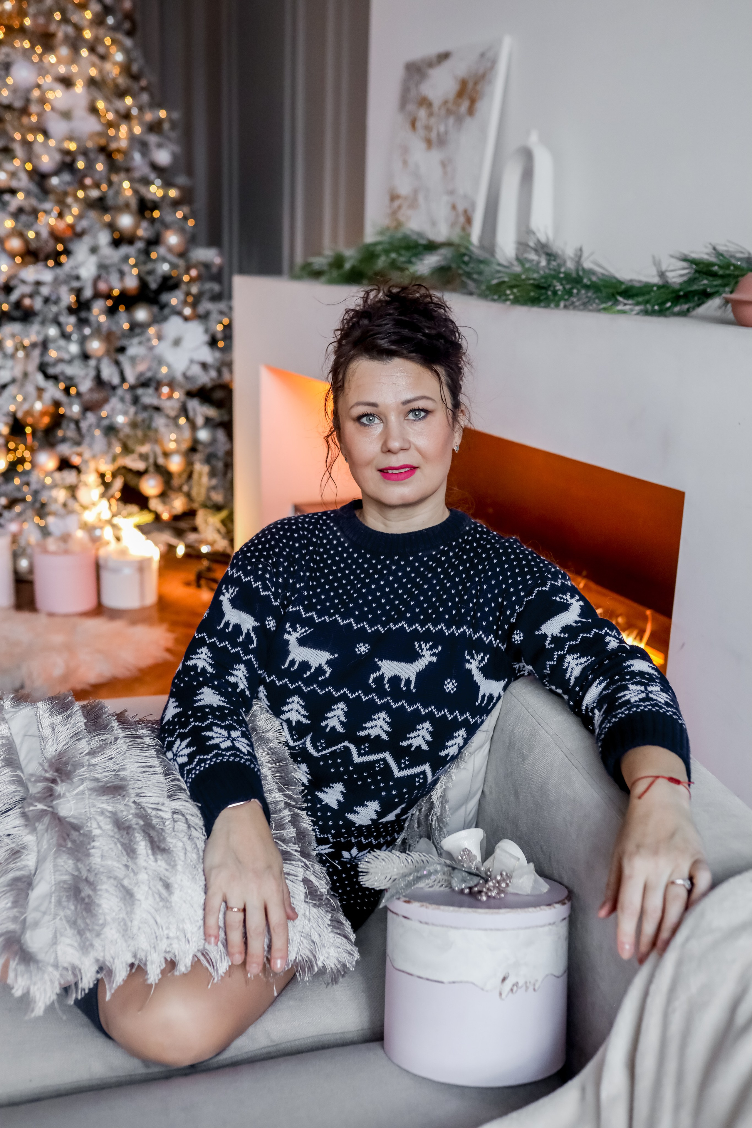 Новый год. Семейная фотосессия и съёмка в школе СПб Сударикова Мария