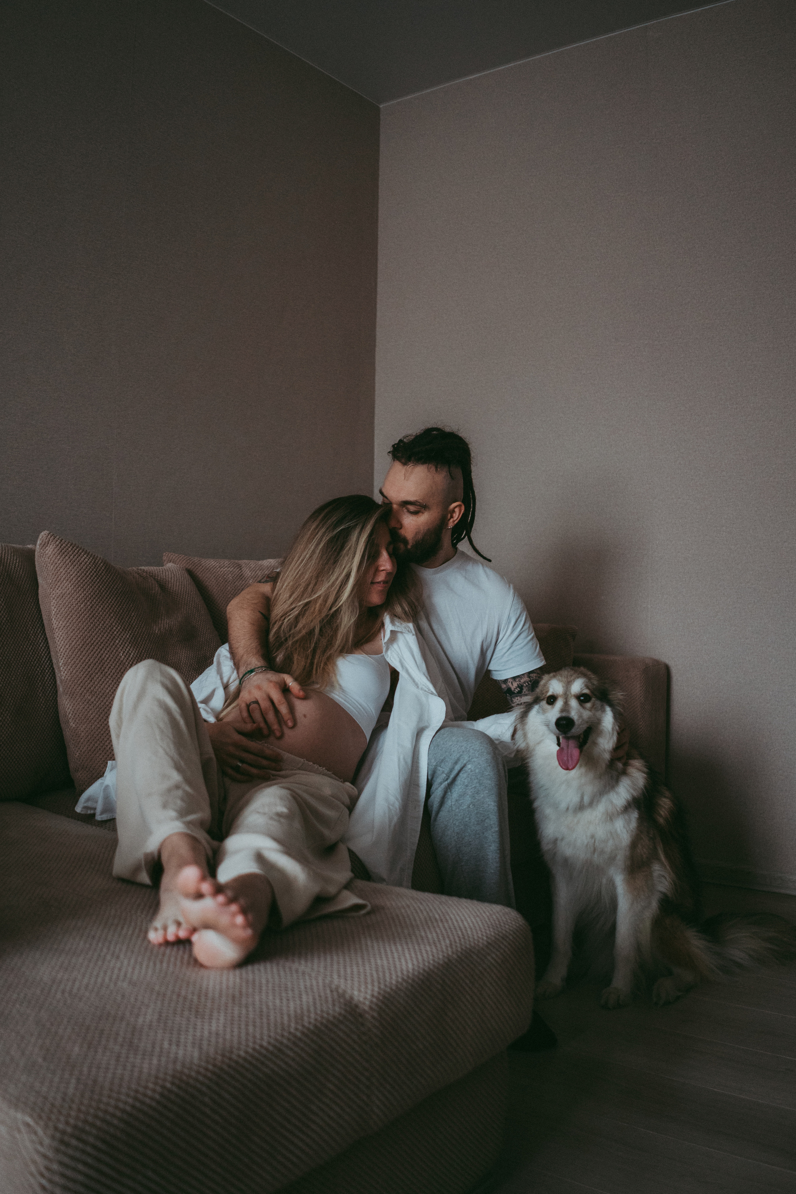 Лена, Дима и Логан. Семейный и детский фотограф в Новосибирске Эвелина Лангеман