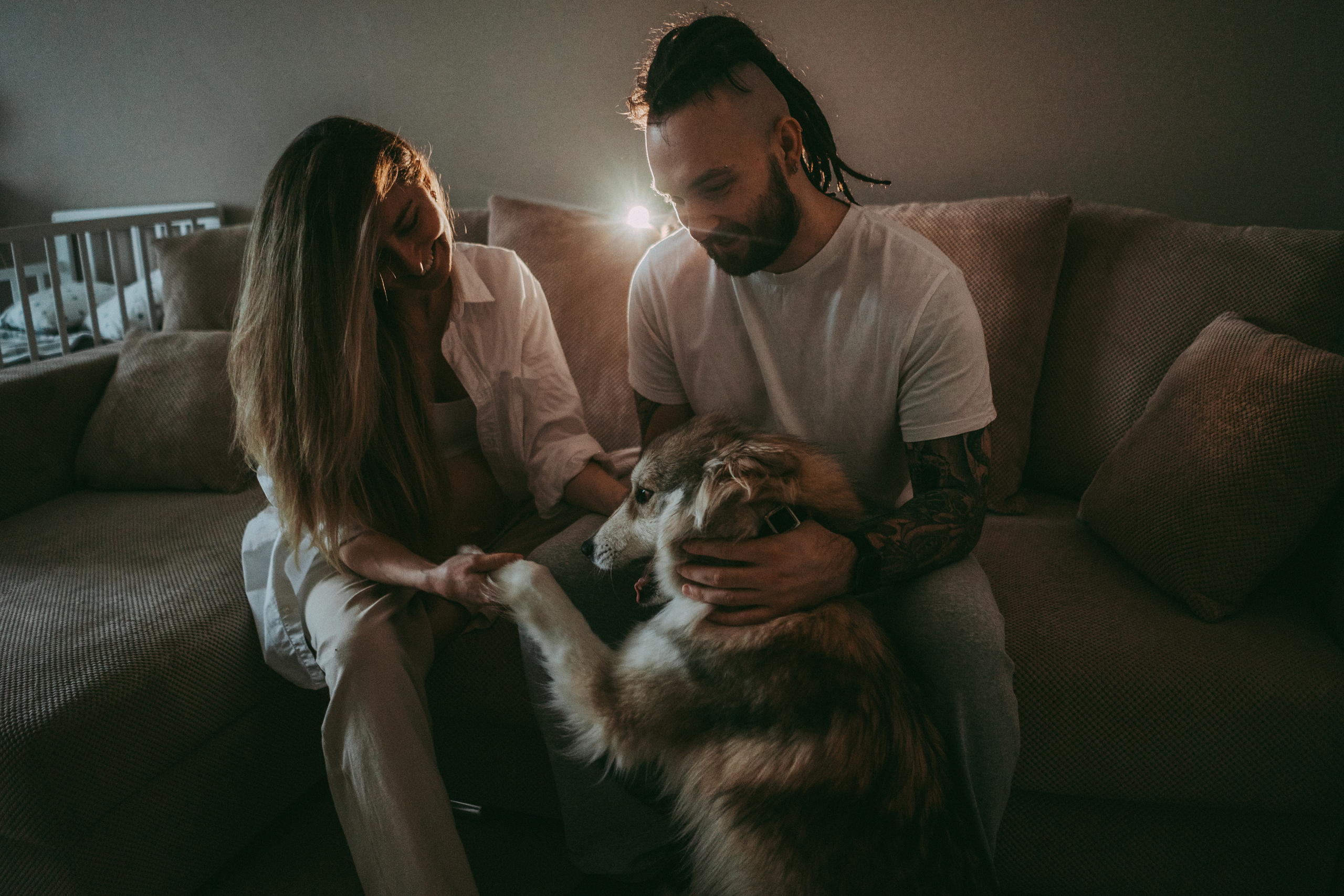 Лена, Дима и Логан. Семейный и детский фотограф в Новосибирске Эвелина Лангеман