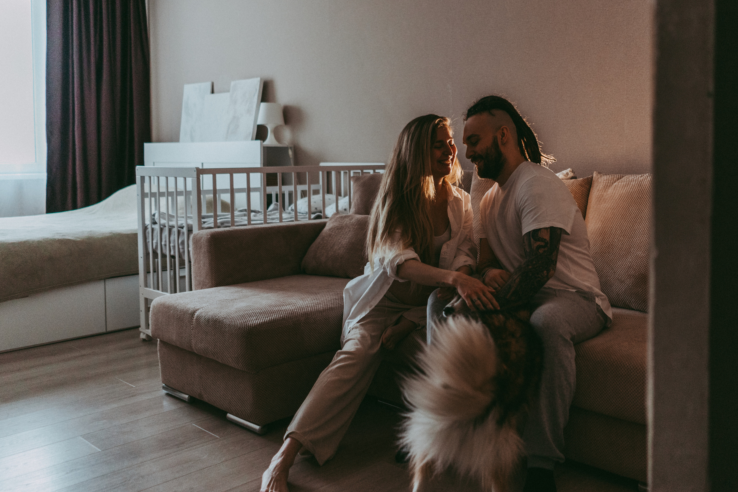 Лена, Дима и Логан. Семейный и детский фотограф в Новосибирске Эвелина Лангеман