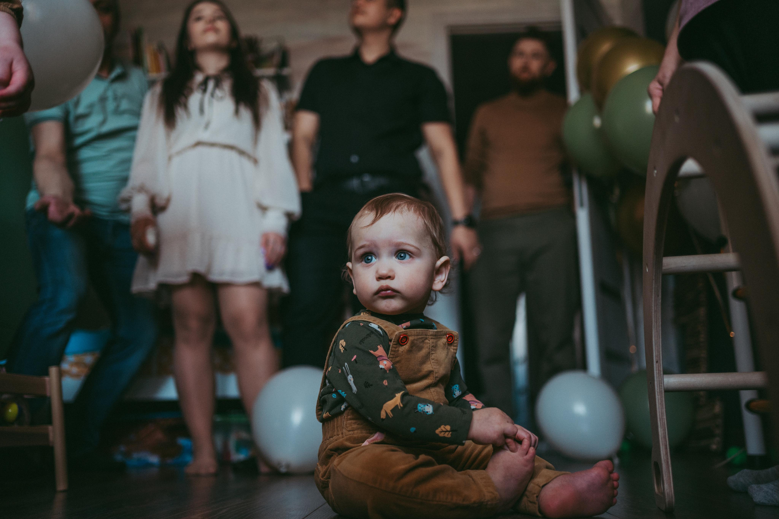 Мише 1 годик. Семейный и детский фотограф в Новосибирске Эвелина Лангеман