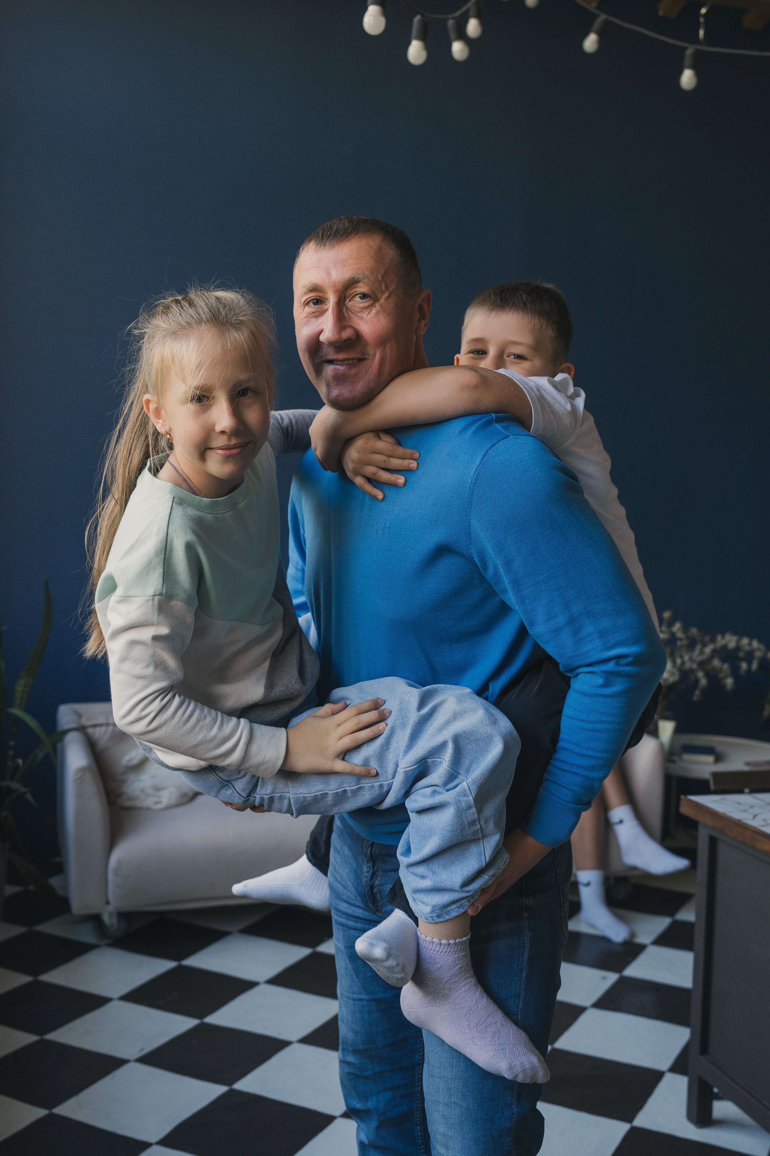 Семейная фотосессия. Студия Чувство, зал Кухня. Семейный фотограф Екатеринбург Татьяна Девятых