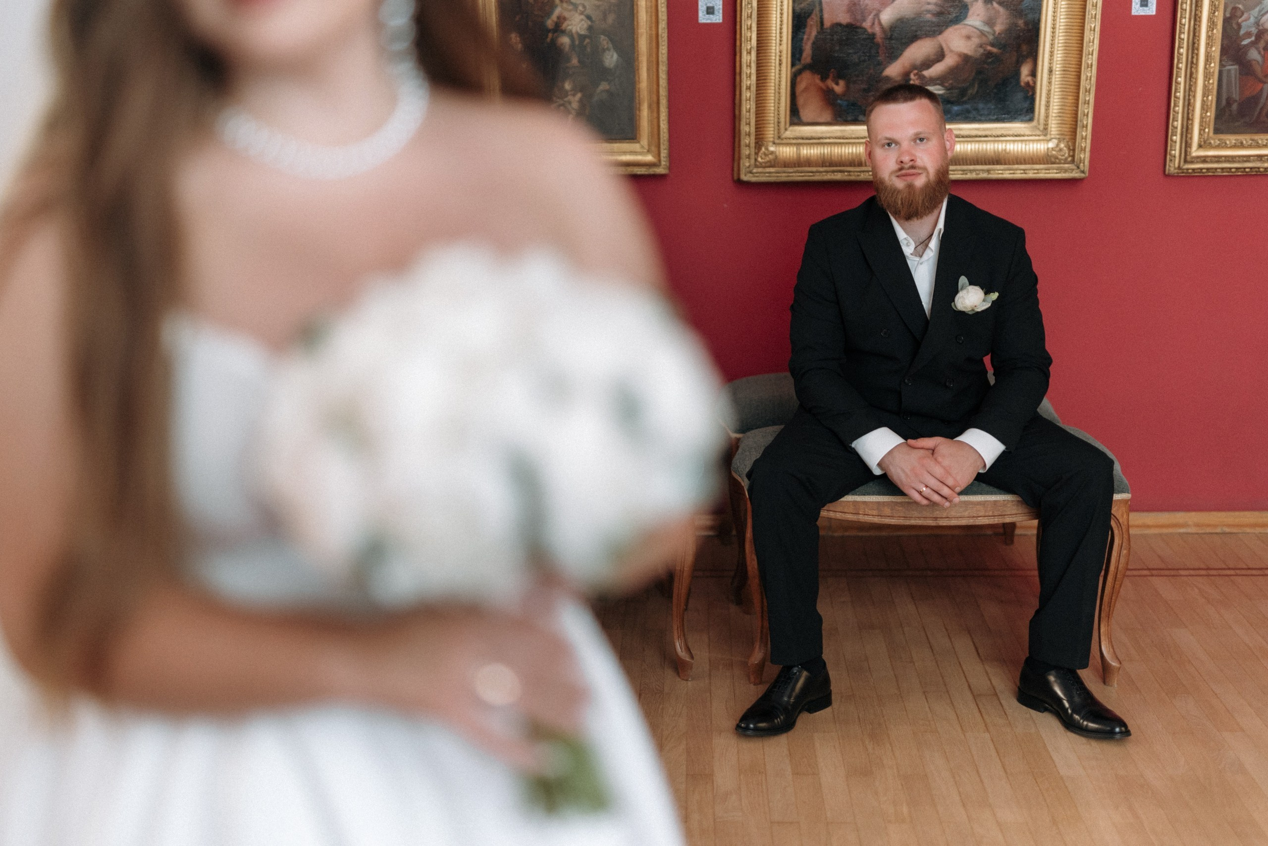 Свадьба Анастасии и Евгения, Картинная галерея, прогулка в лесу. Ресторан «Хлеб и Винотека». Свадебный фотограф в Тамбове Павел Четвертков