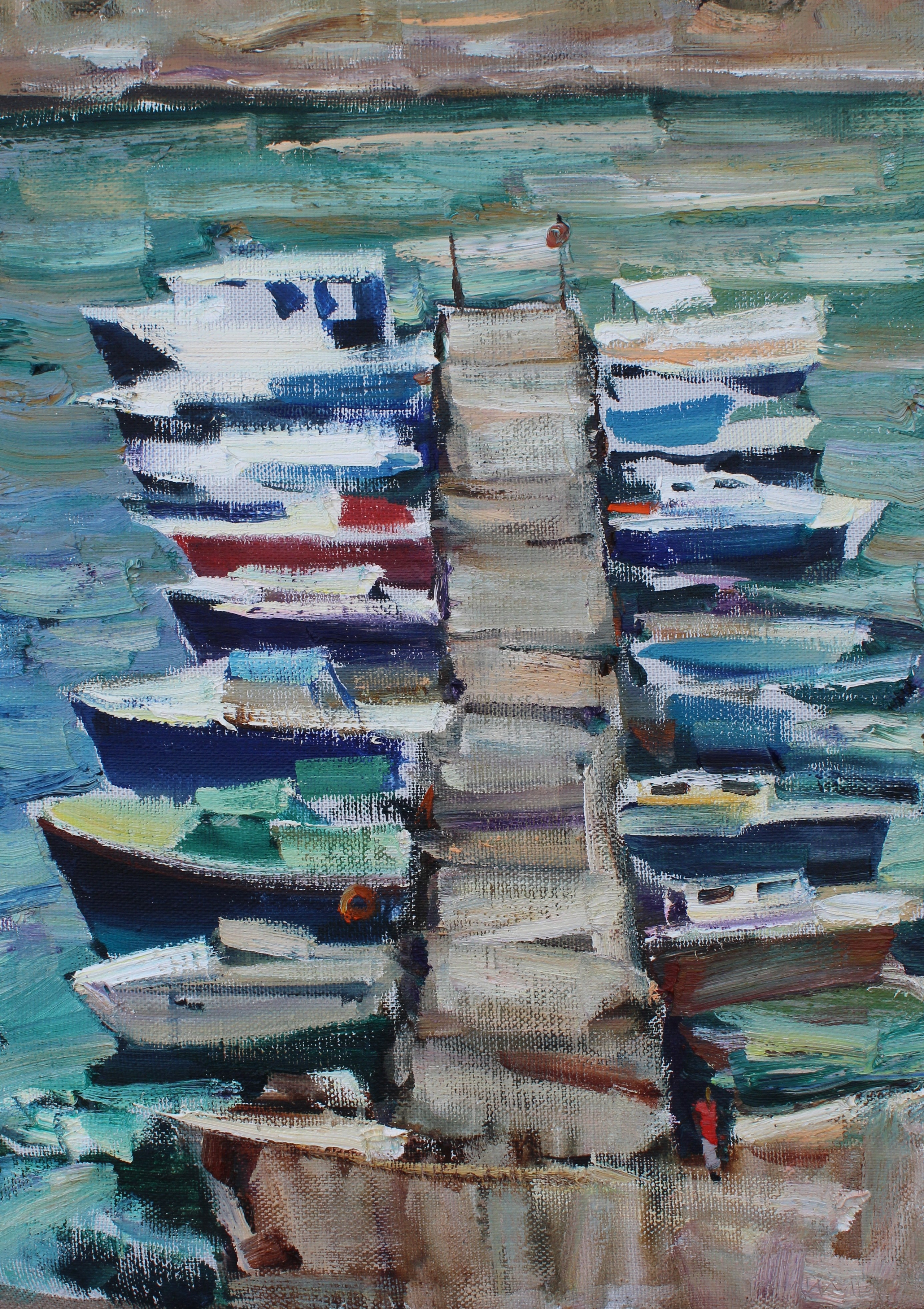 "Балаклава". 2025. Холст, масло. 70х50 см. Цена: 30000 руб. (В частной коллекции)