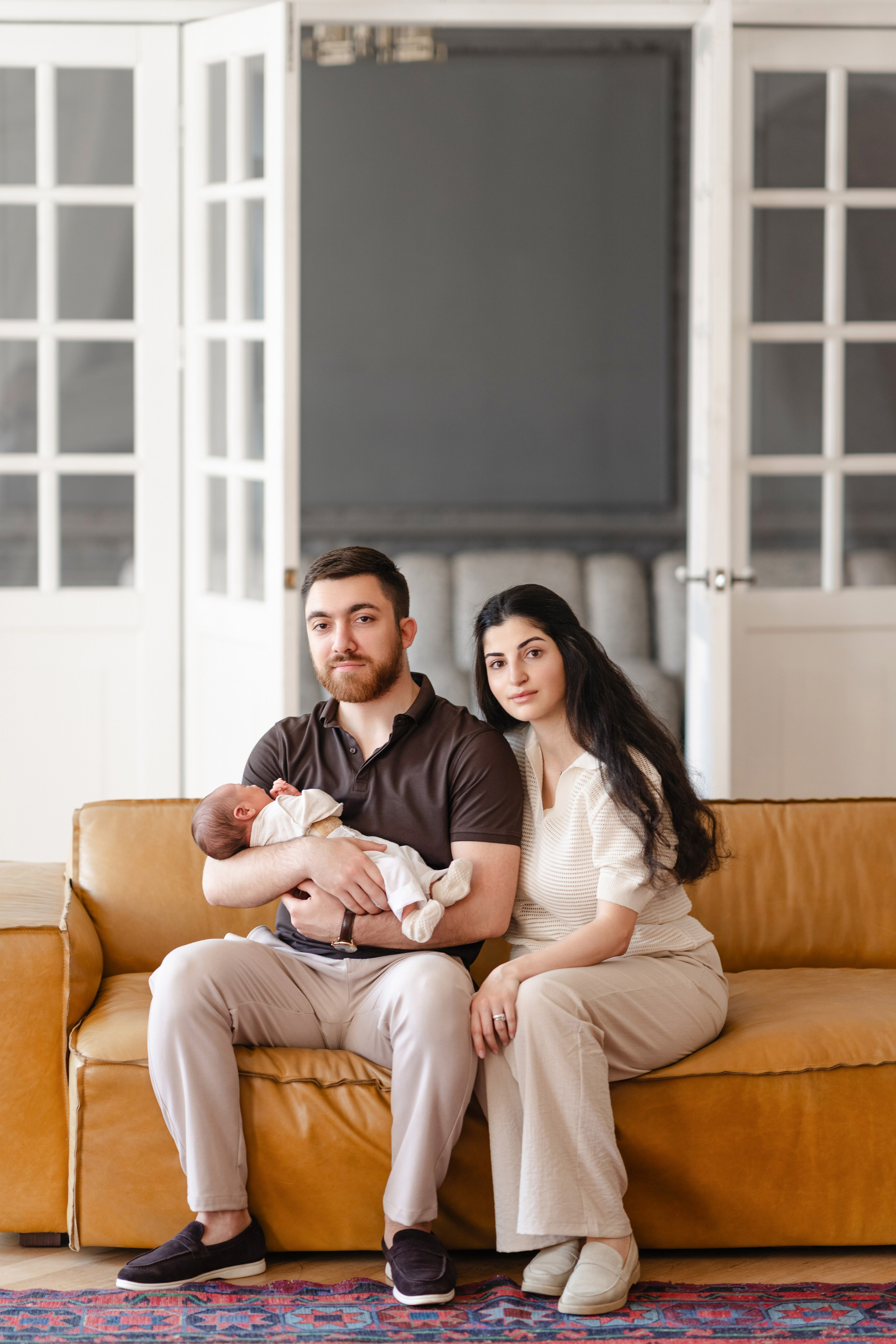 Студийная фотосессия большой дружной семьи. Свадебный и семейный фотограф в Санкт-Петербурге Олеся Еремеева