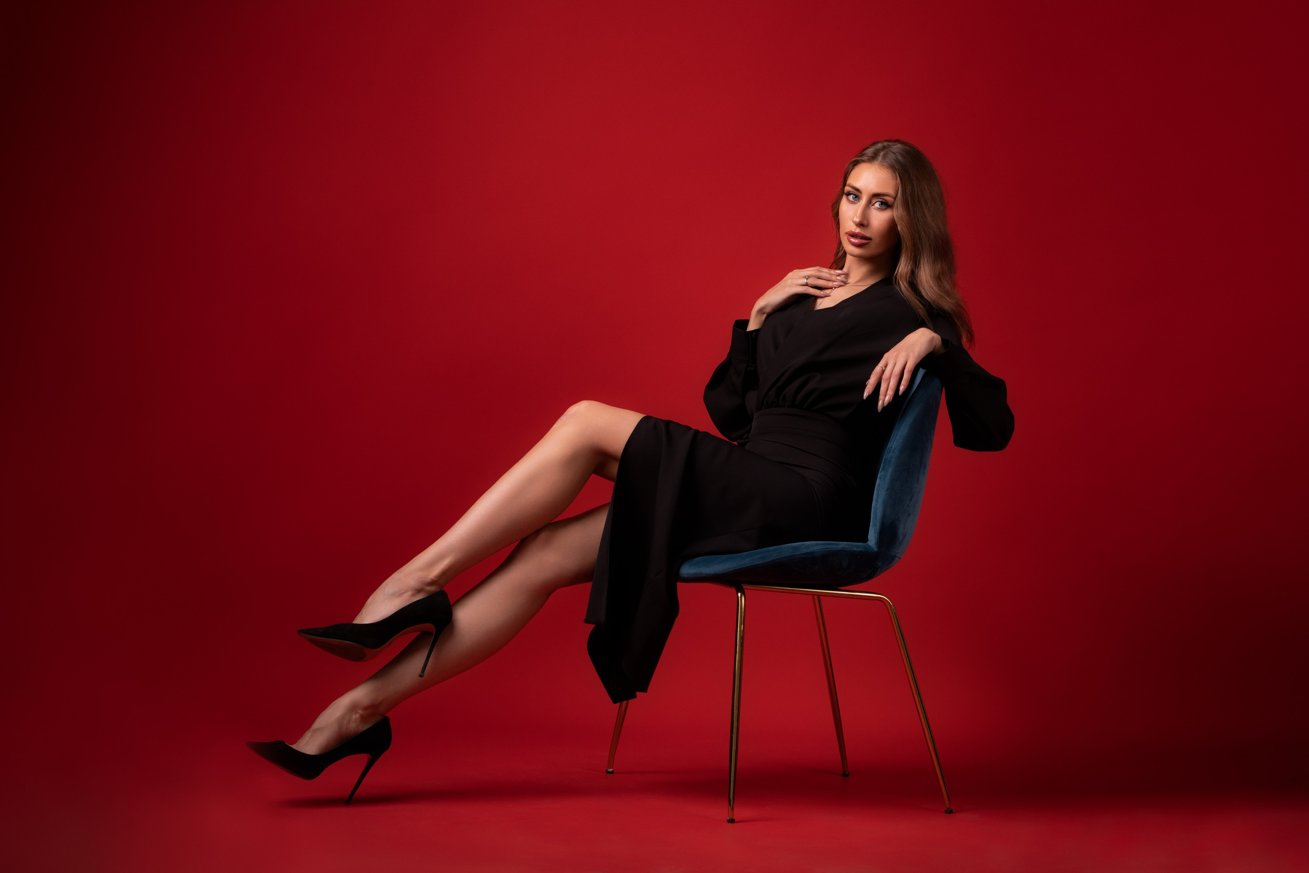 Студийная съемка с Яной на циклораме для «себя»