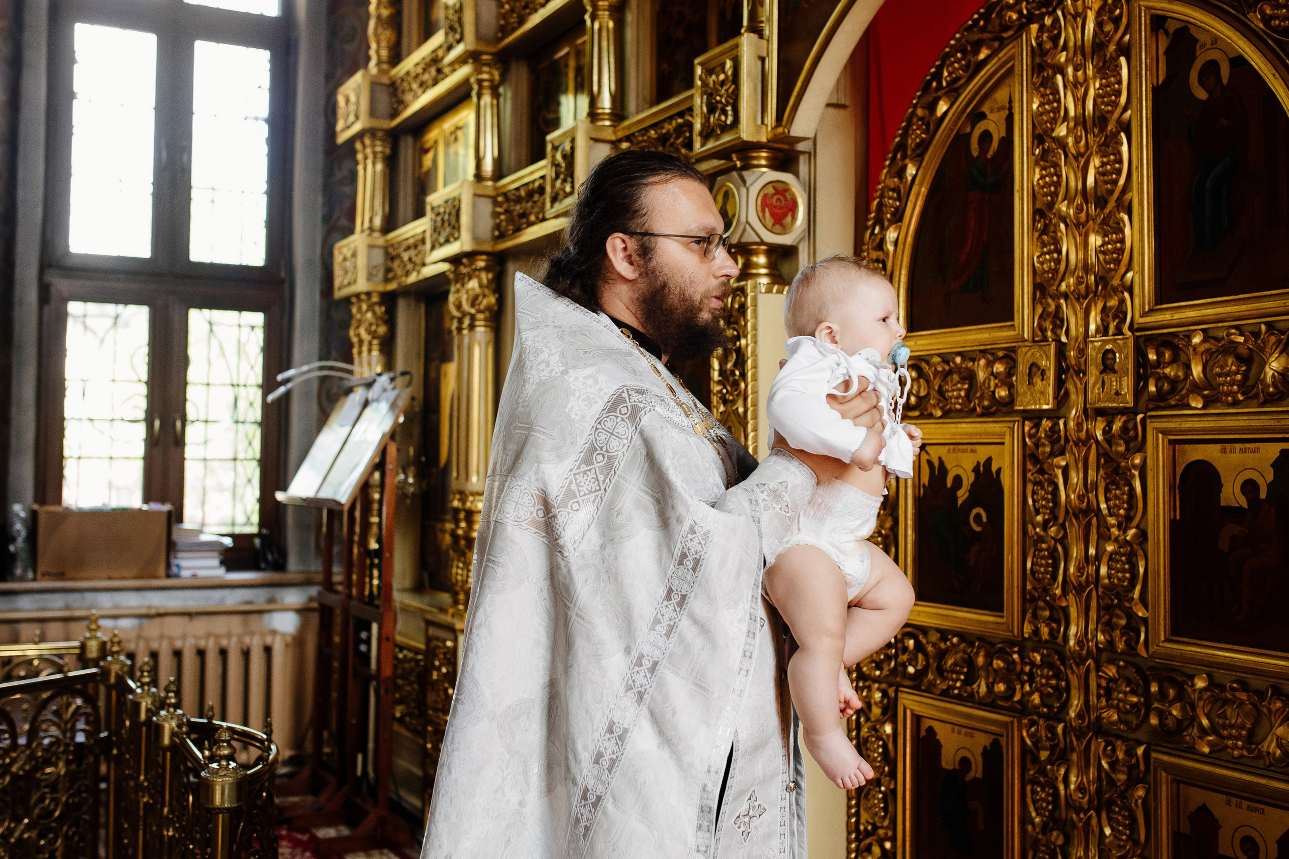 Крещение Луки. Свадебный и семейный фотограф Екатерина Иванова