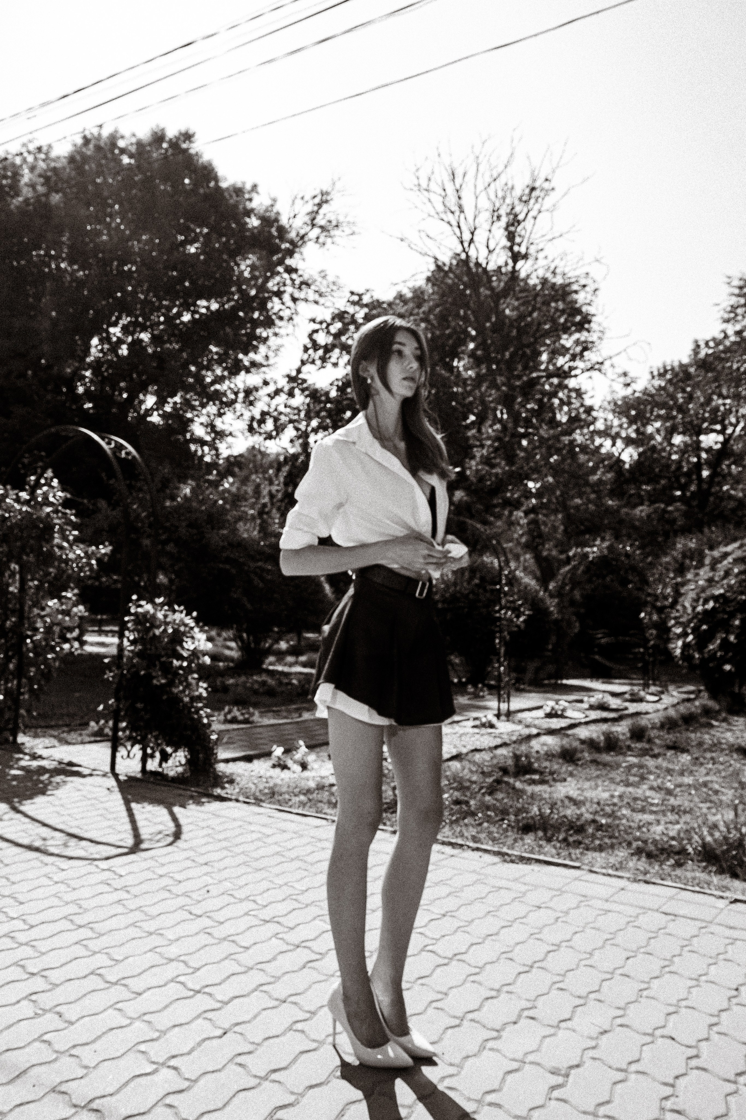 Лера в парке Горького. Фотограф Александр Бигари