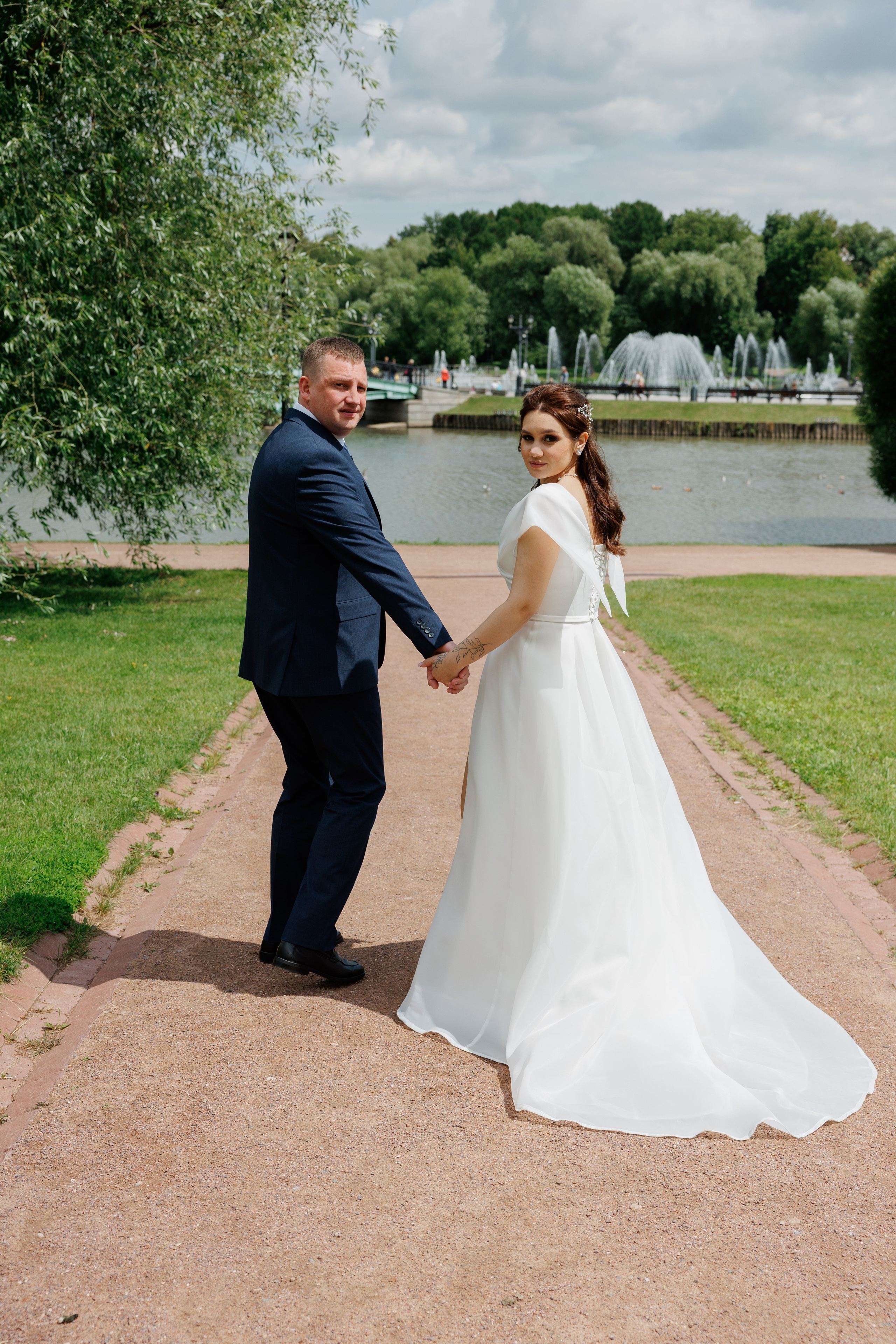 Свадебная фотосессия в Царицыно. Свадебная съёмка в Москве