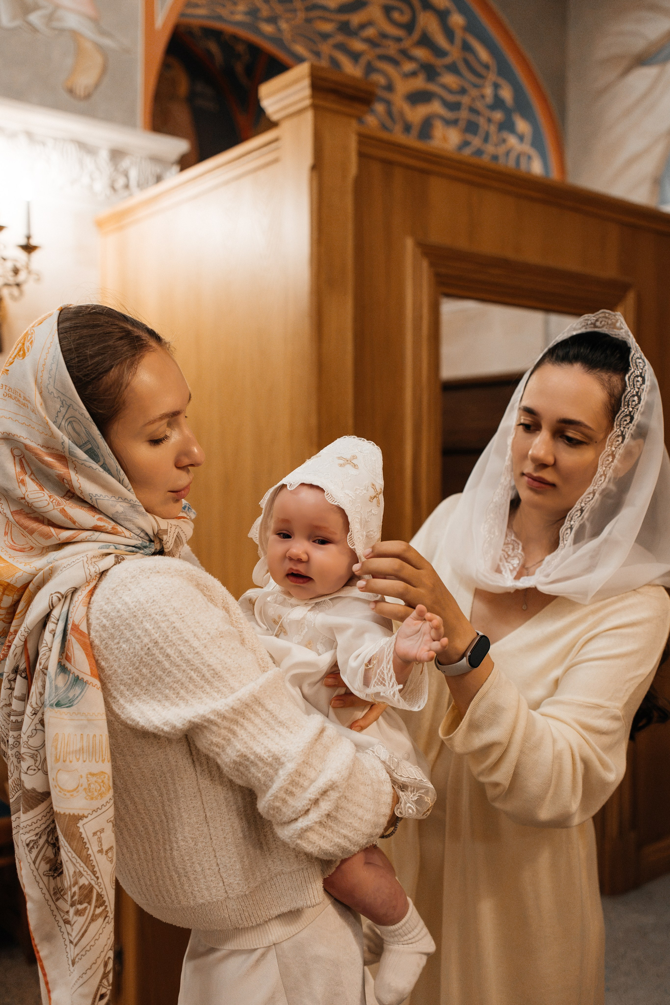 Крещение Анны. Семейный фотограф в Москве Алина Киблина