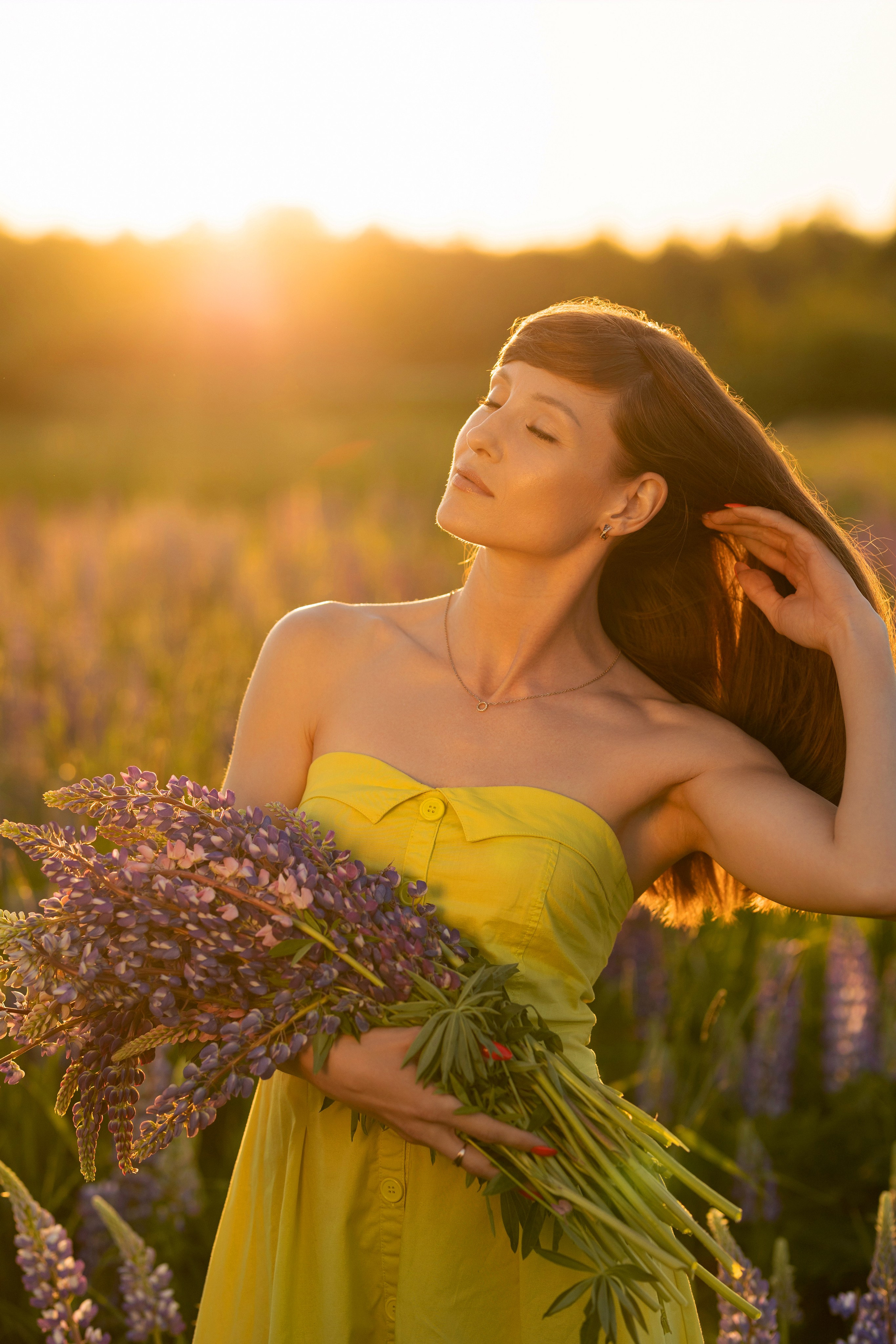 Фотосессия с люпинами. Семейный и свадебный фотограф в Санкт-Петербурге Татьяна Швыкова