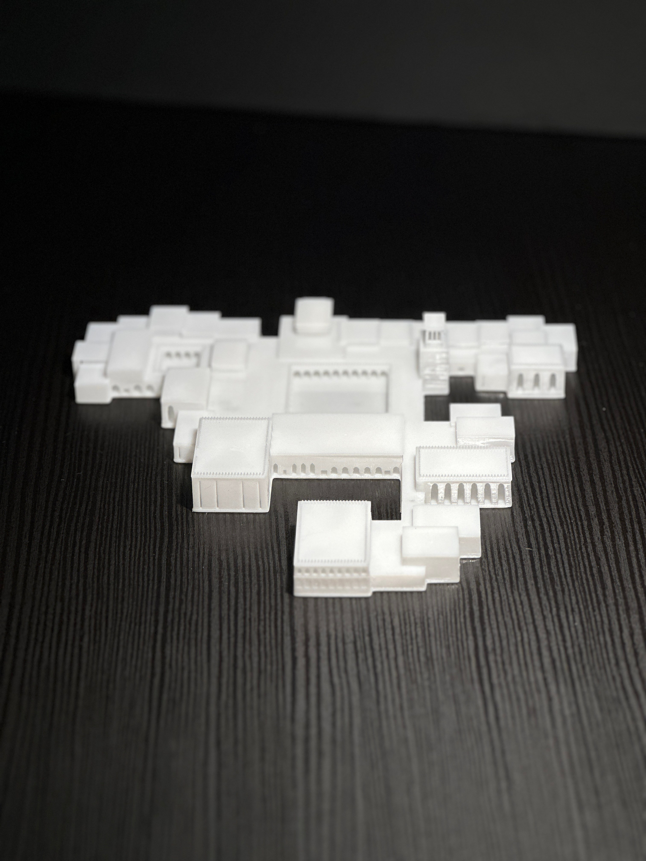 Курсовой макет проекта школы для Анны. 3D печать