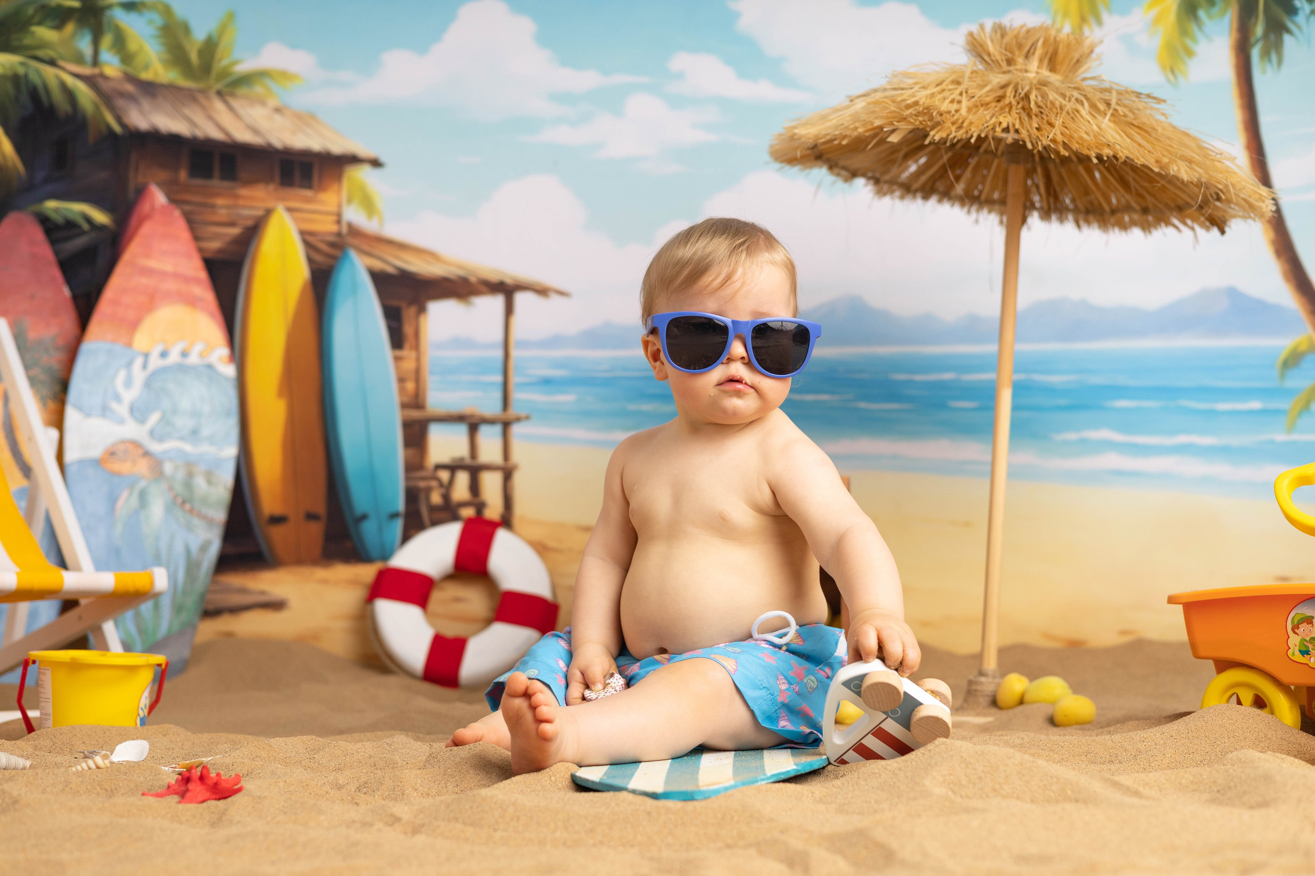 «Пляж». «Вкадре» — фотосессия новорожденных Тула | детский фотограф в Туле