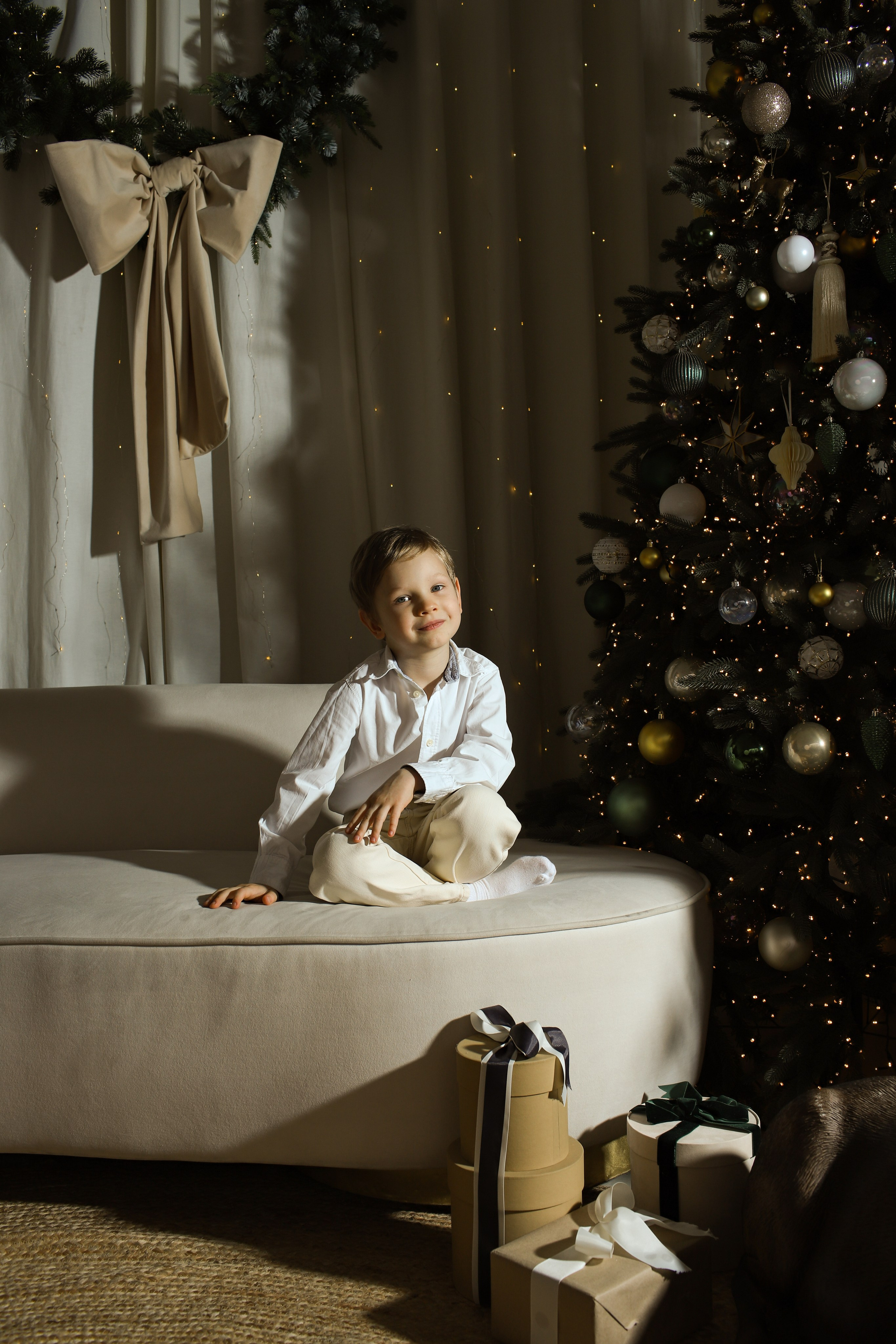Новогодние детские фотосессии. Ирина Кан Фотограф новорожденных в Екатеринбурге
