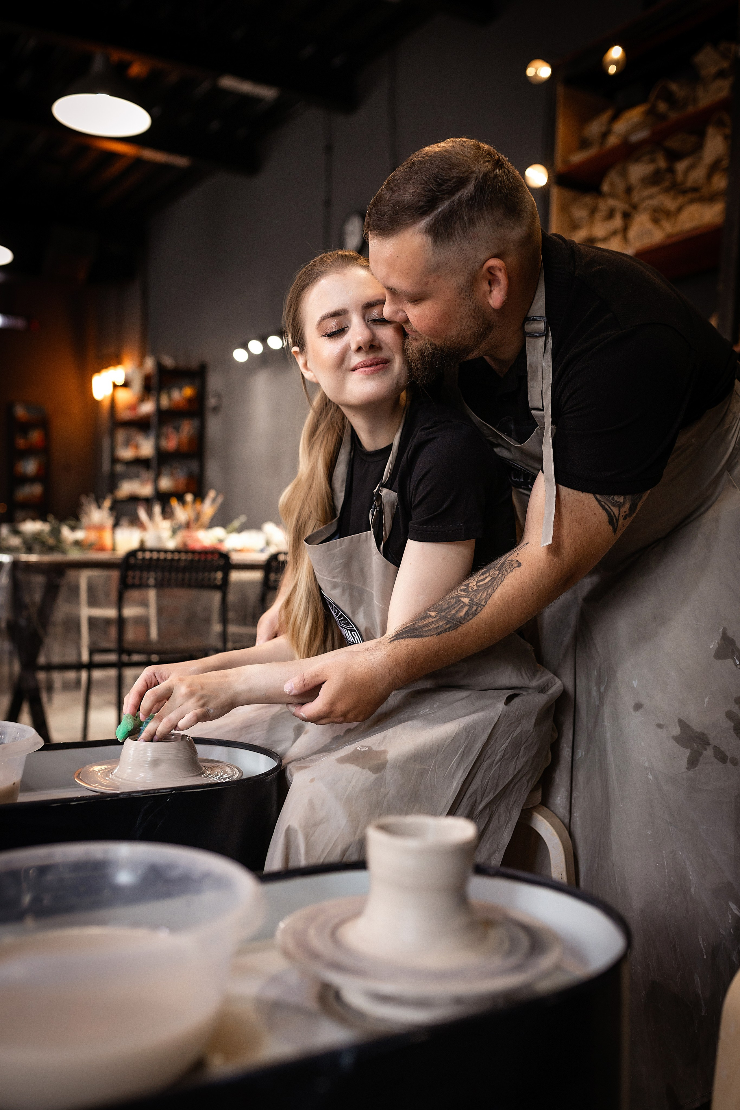 Лавстори в гончарной мастерской. Фотограф в Железнодорожном и Балашихе