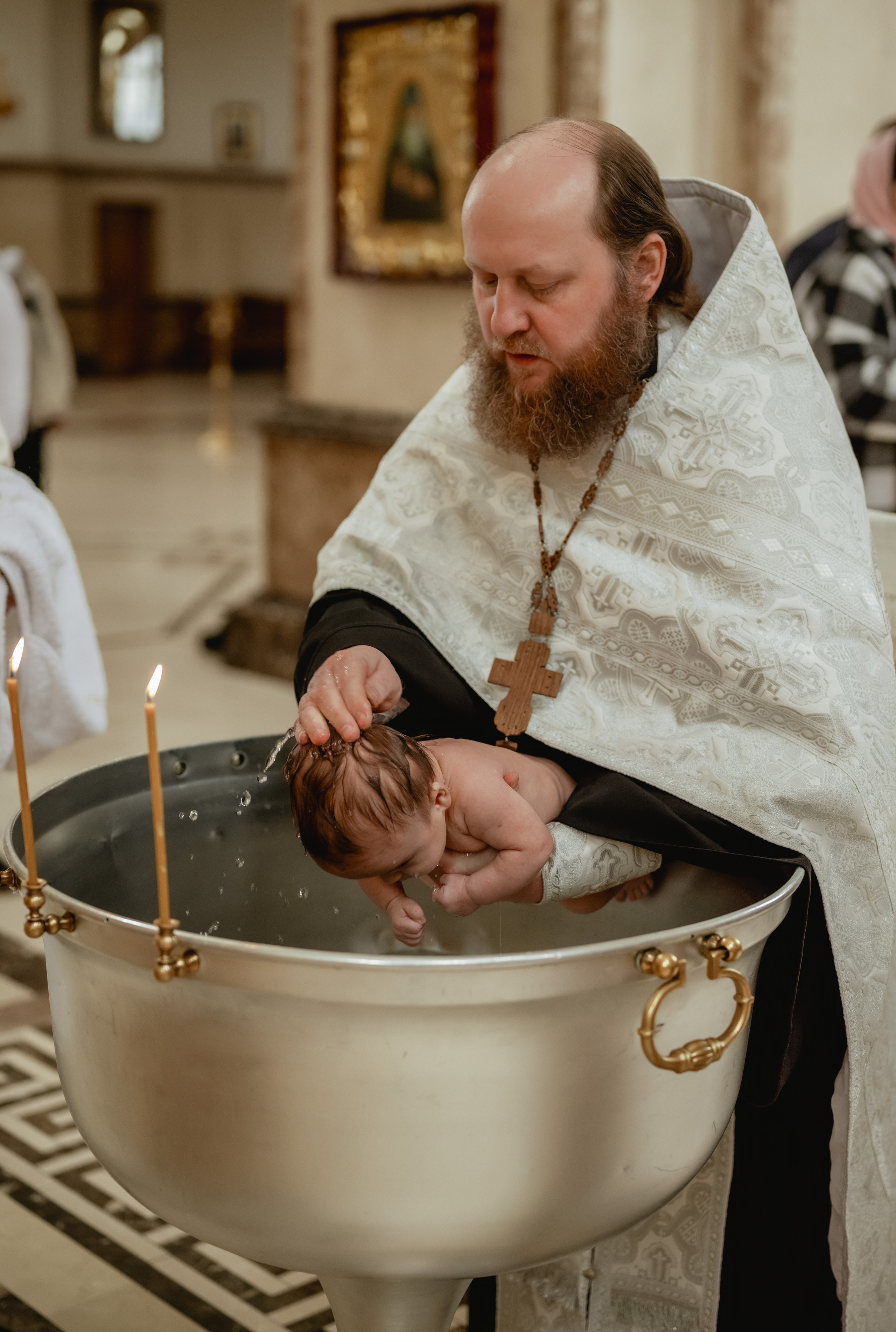 Крещение в Донецке. Юлия Басня семейный и свадебный фотограф в Донецке