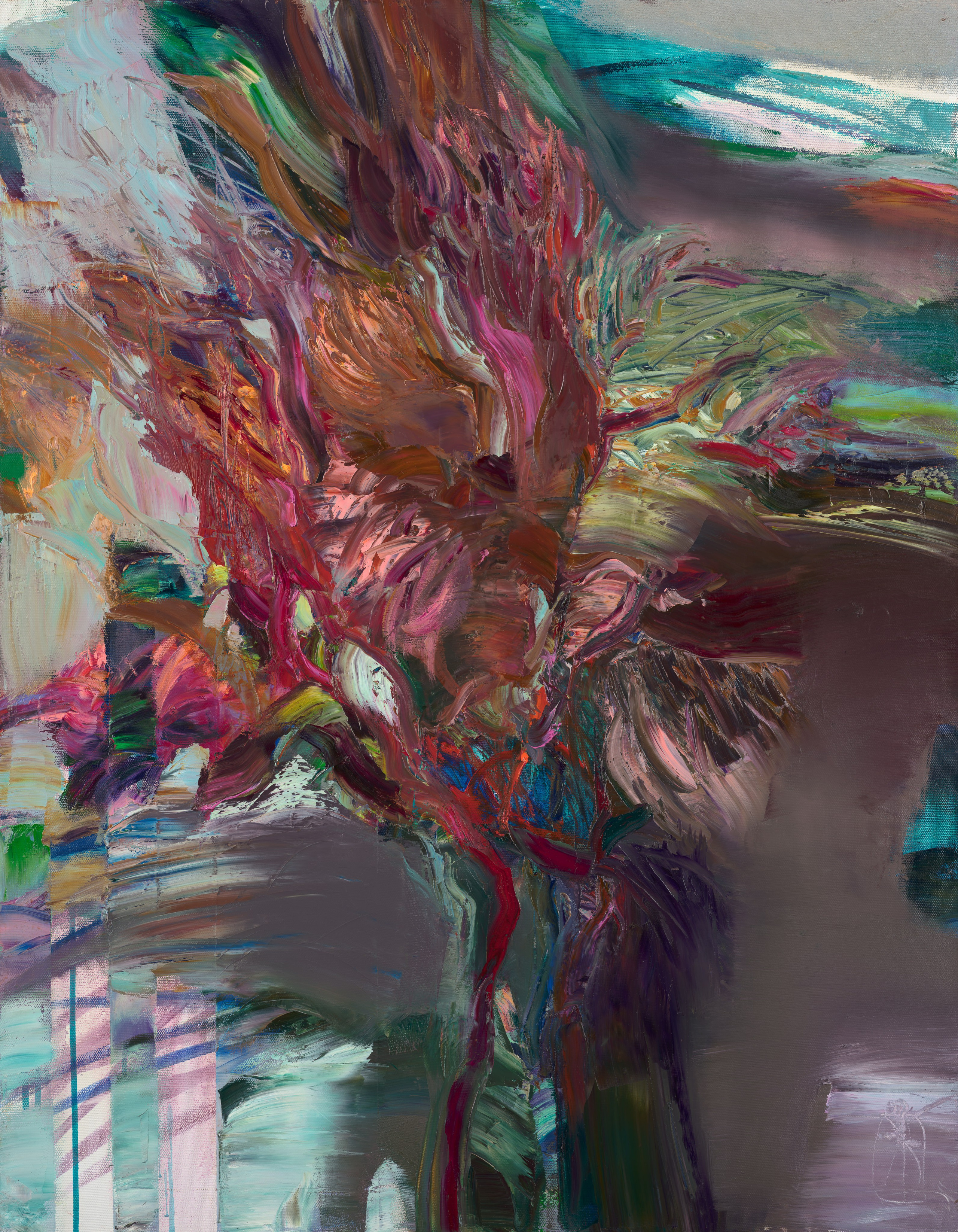 «Долина протей» - художник Лариса Блохина (холст, масло, 90x70 см, 2024)