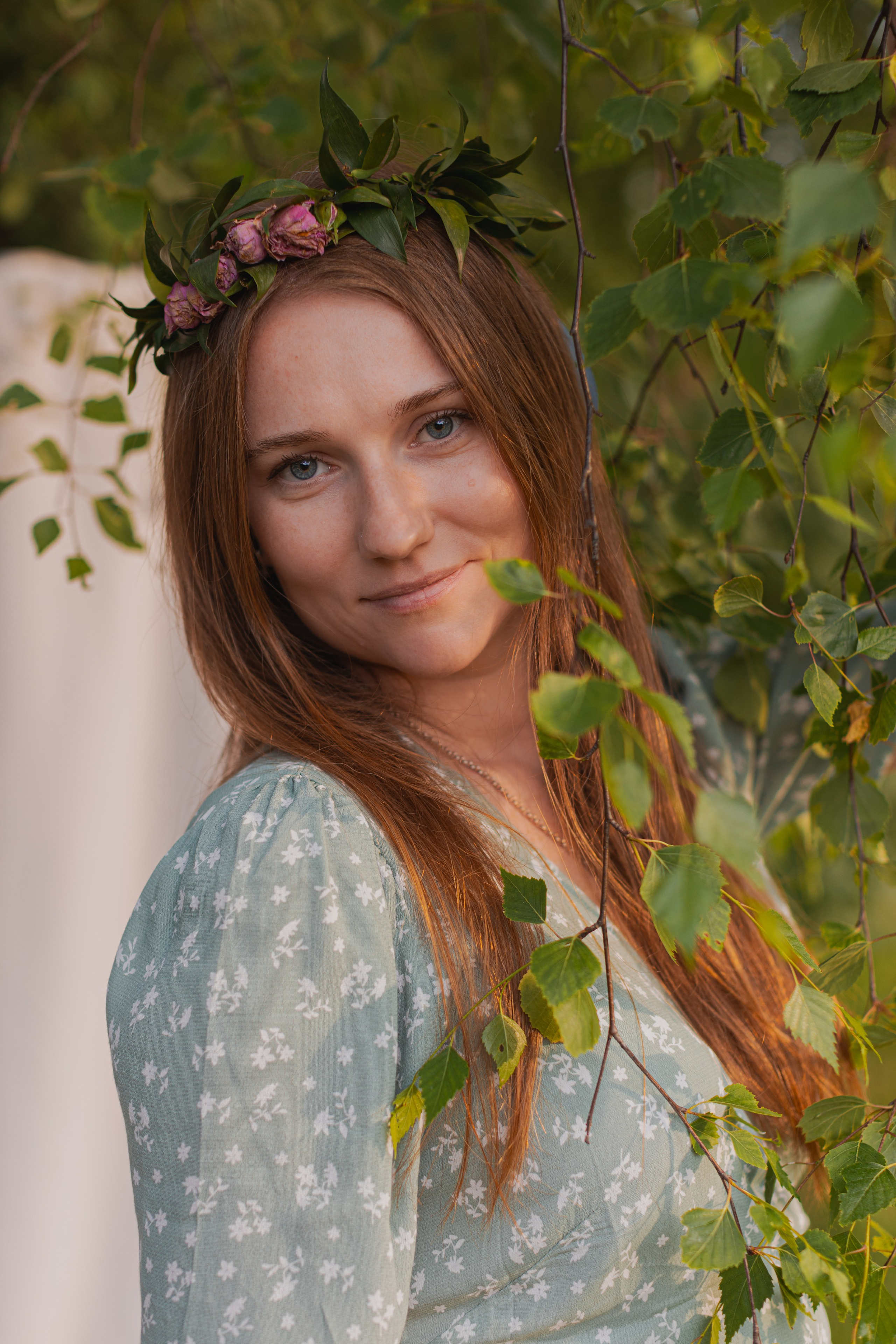 Мк Сирень на зеркале (девичник в парке). Анастасия Ракчеева Художник