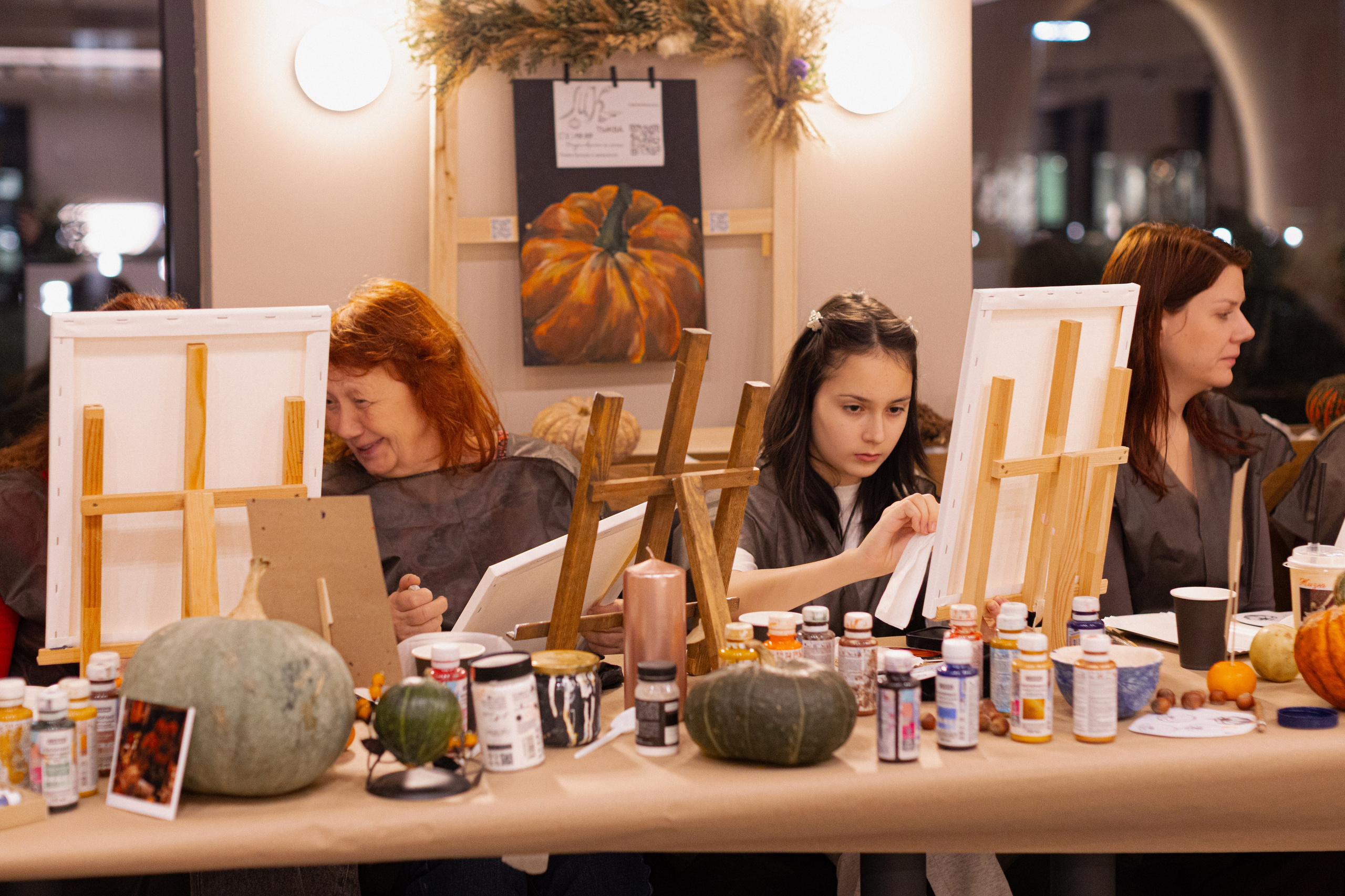 МК Тыква в кафе Здрасте. Анастасия Ракчеева Художник