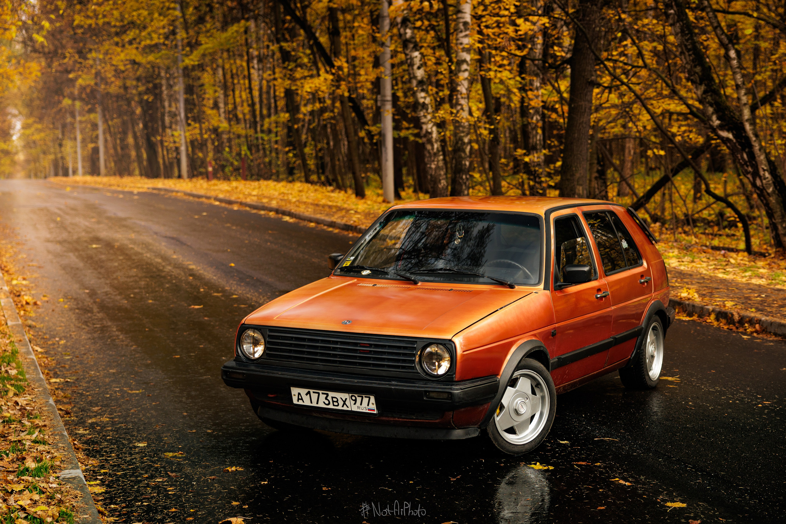 Фотосессия VW Golf 2. #NotAiPhoto — автомобильный фотограф