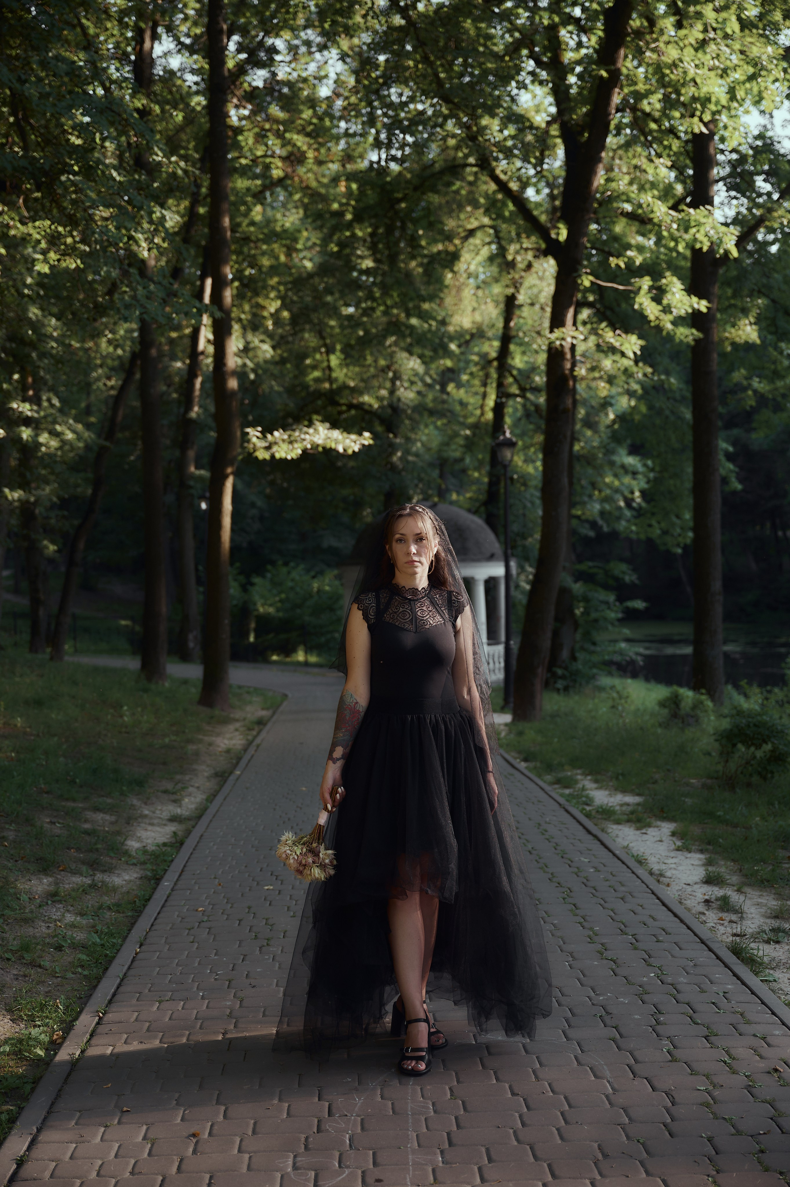 Свадебная фотосессия в Туле в черном. Свадебный фотограф в Туле Никита Беляев