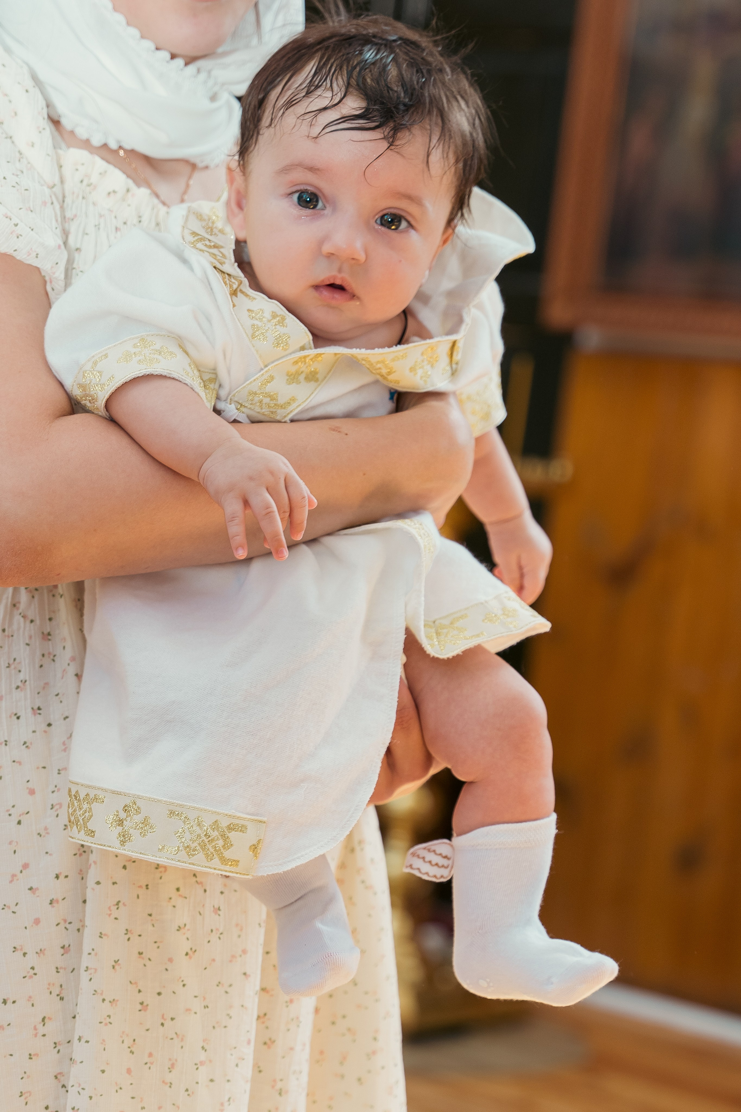 Крещение малыша Владимира: начало духовного пути. Фотограф |Ленинск, Волжский, Волгоград| Наталья Савилова