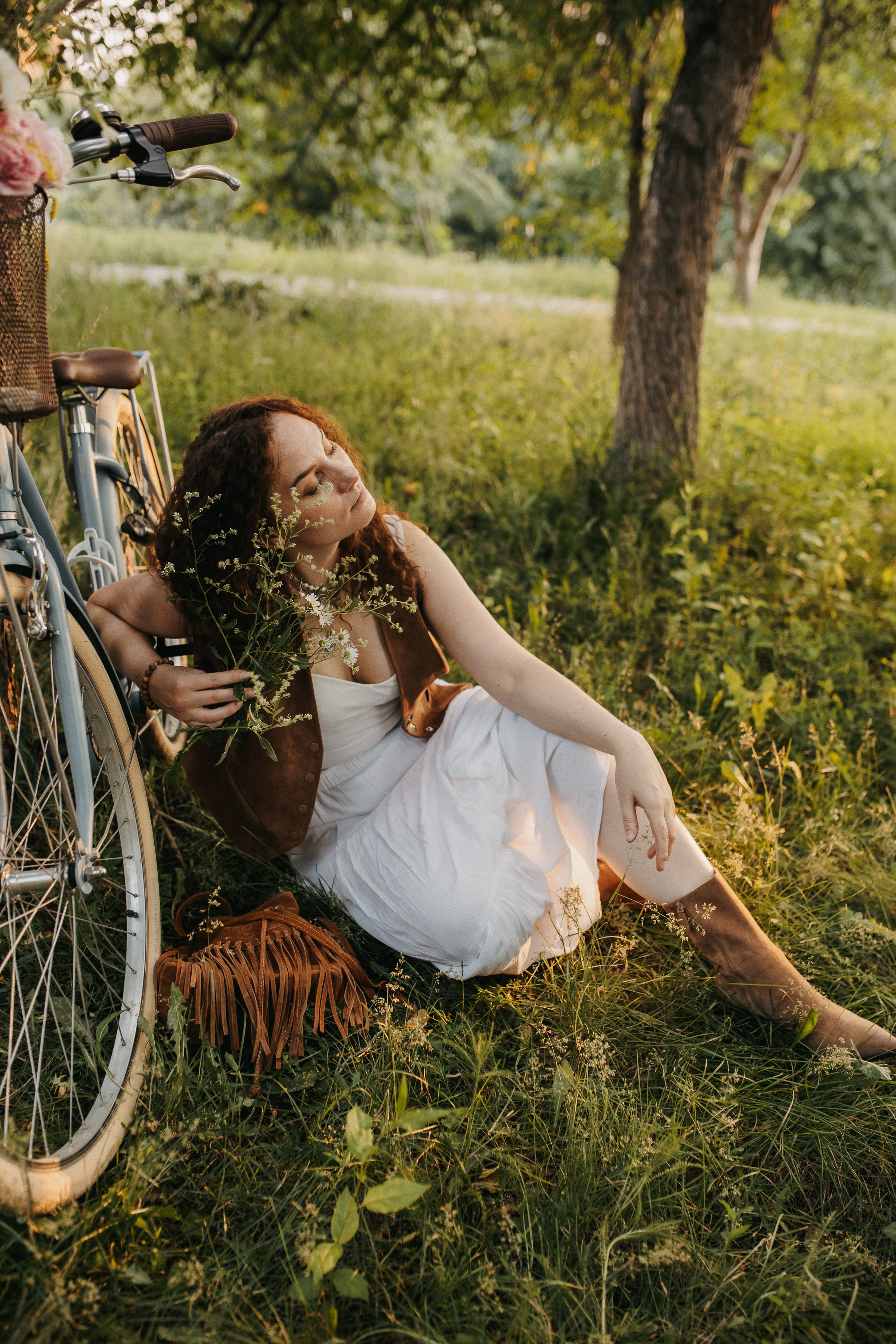Света с велом. Семейный фотограф Трусова Евгения в Екатеринбурге