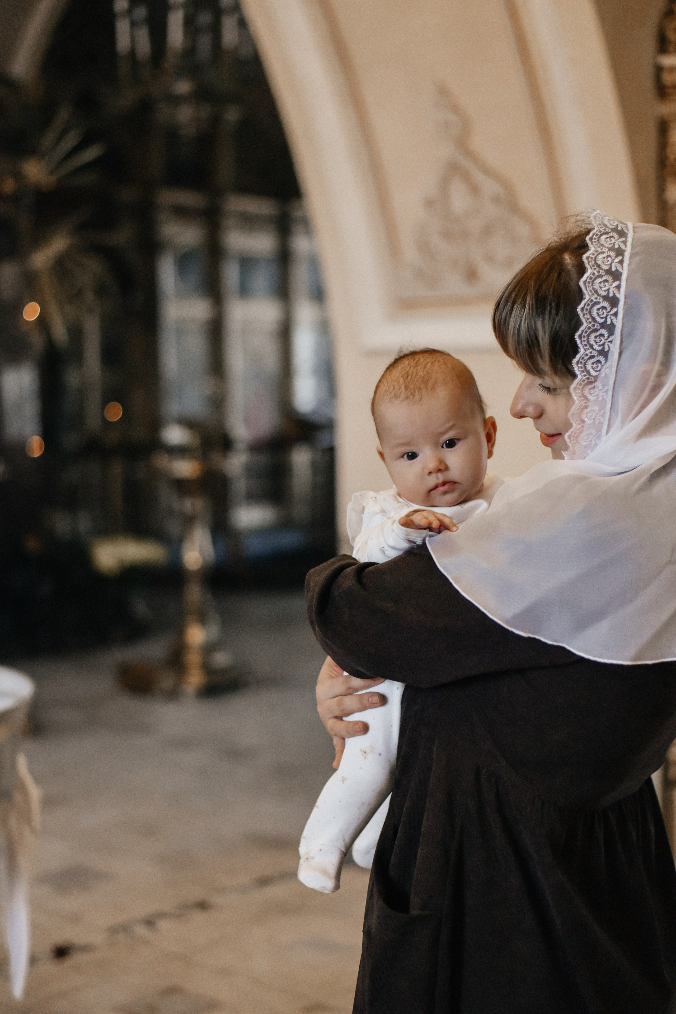 Съёмка таинства Крещения. Фотограф в Москве и Королёве Сутягина Мария