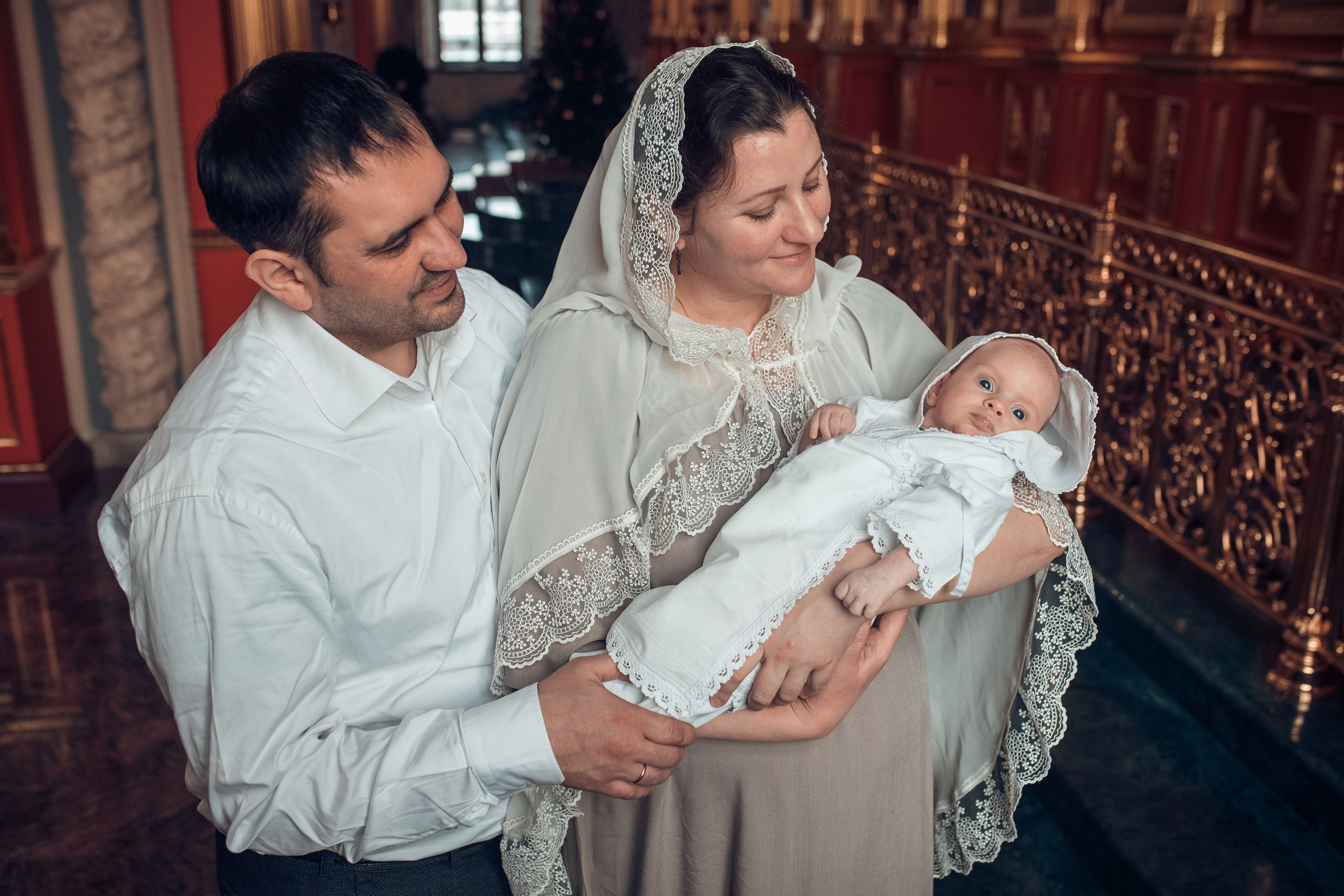 Крещение младенца Руслана в храме Георгия Всеволодовича. Екатерина Крапивина фотограф церковных Таинств в Нижний Новгороде