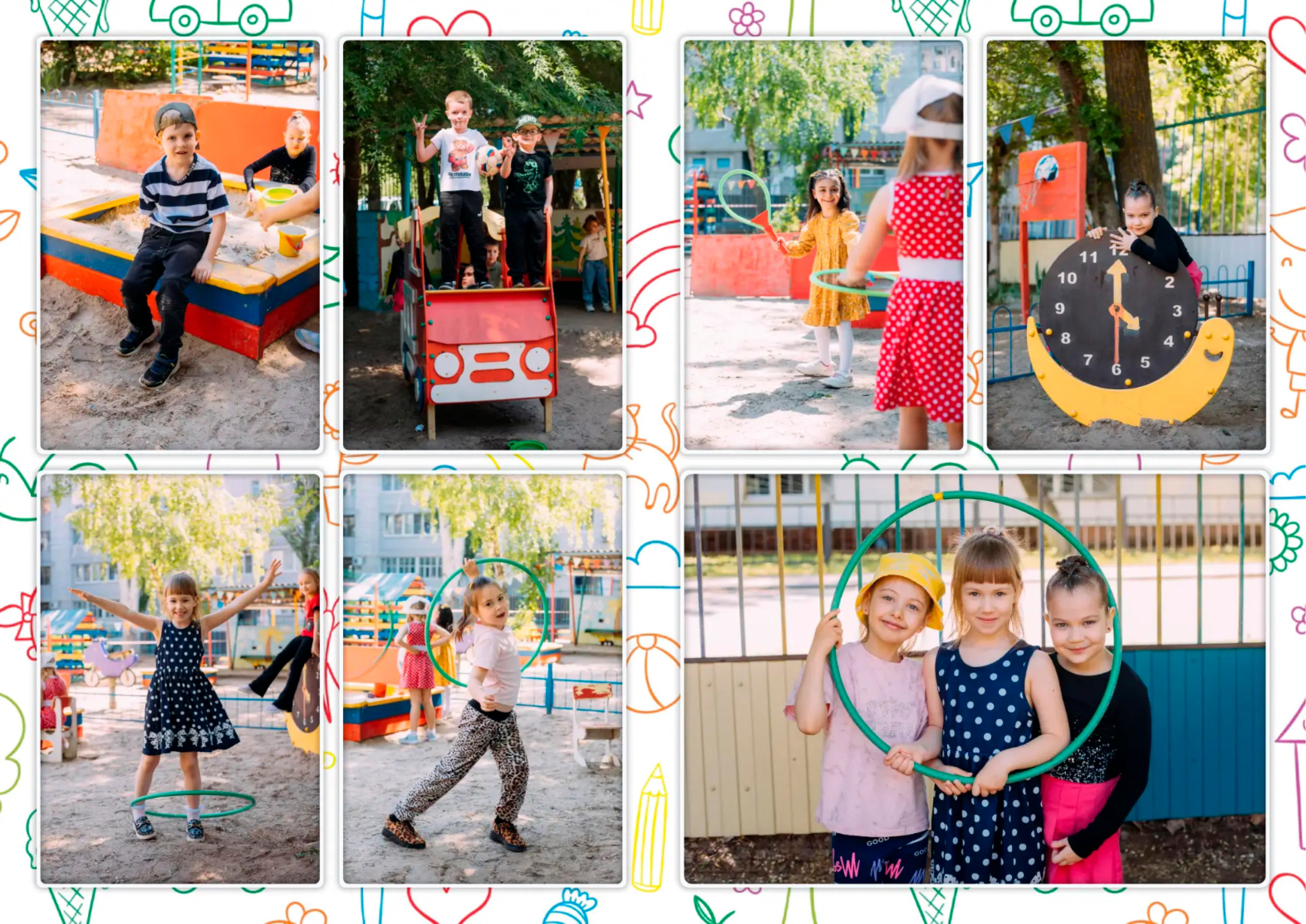 Выпускной альбом детского сада 10 разворотов (20 страниц). Семейный фотограф в Волгограде Надежда Головко